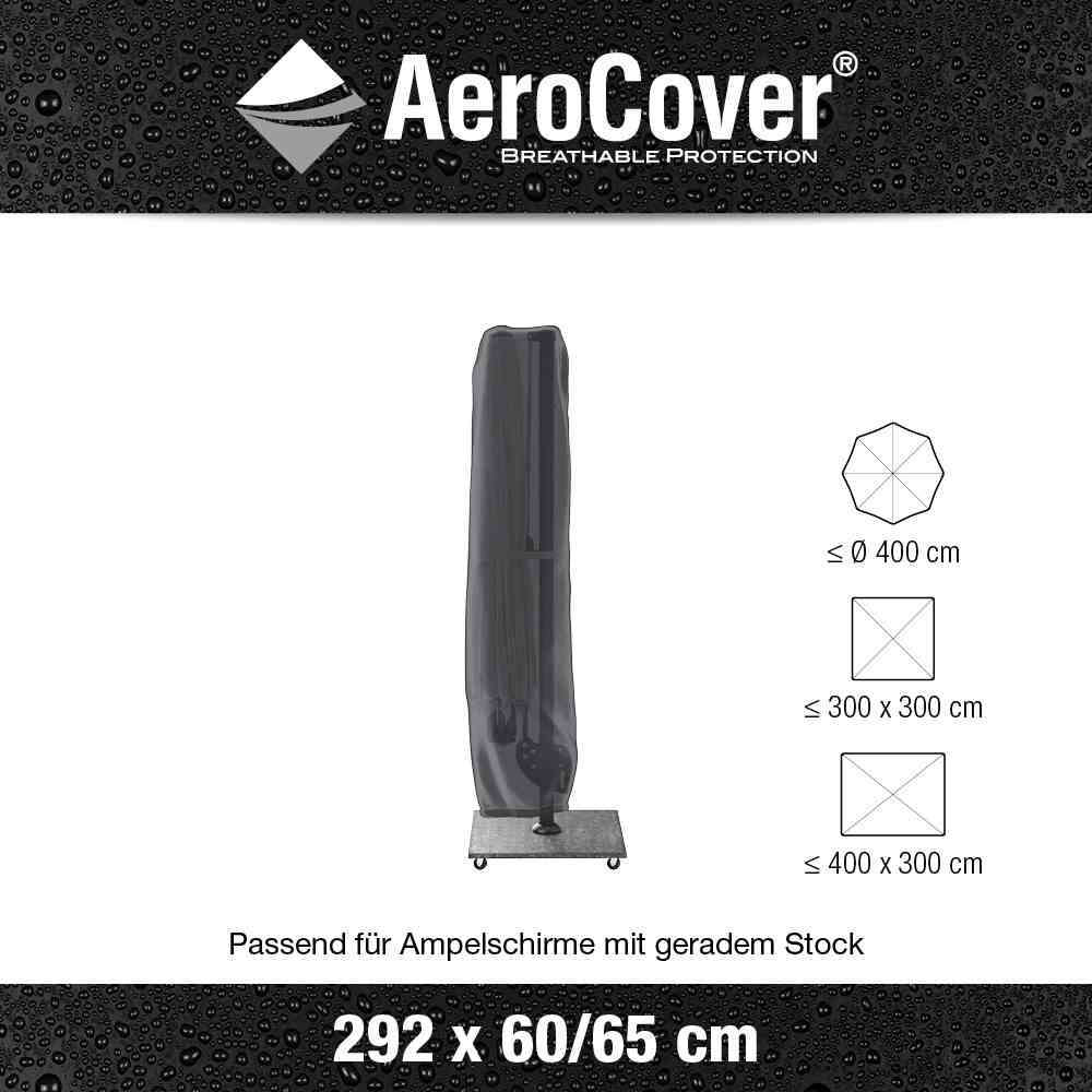 AeroCover Atmungsaktive Schutzhülle für Ampelschirme  H292x60/65 cm  3x4 m