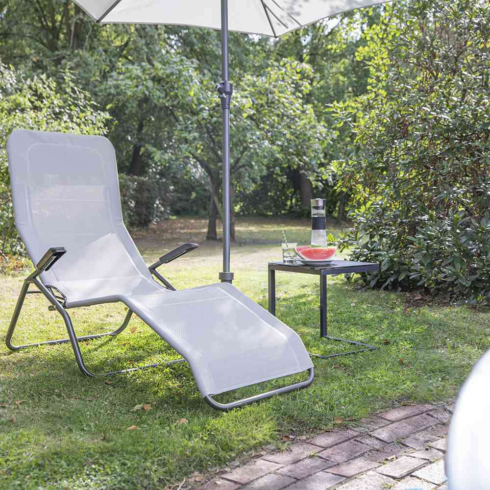 SIENA GARDEN Anco Kippliege anthrazit / hellgrau