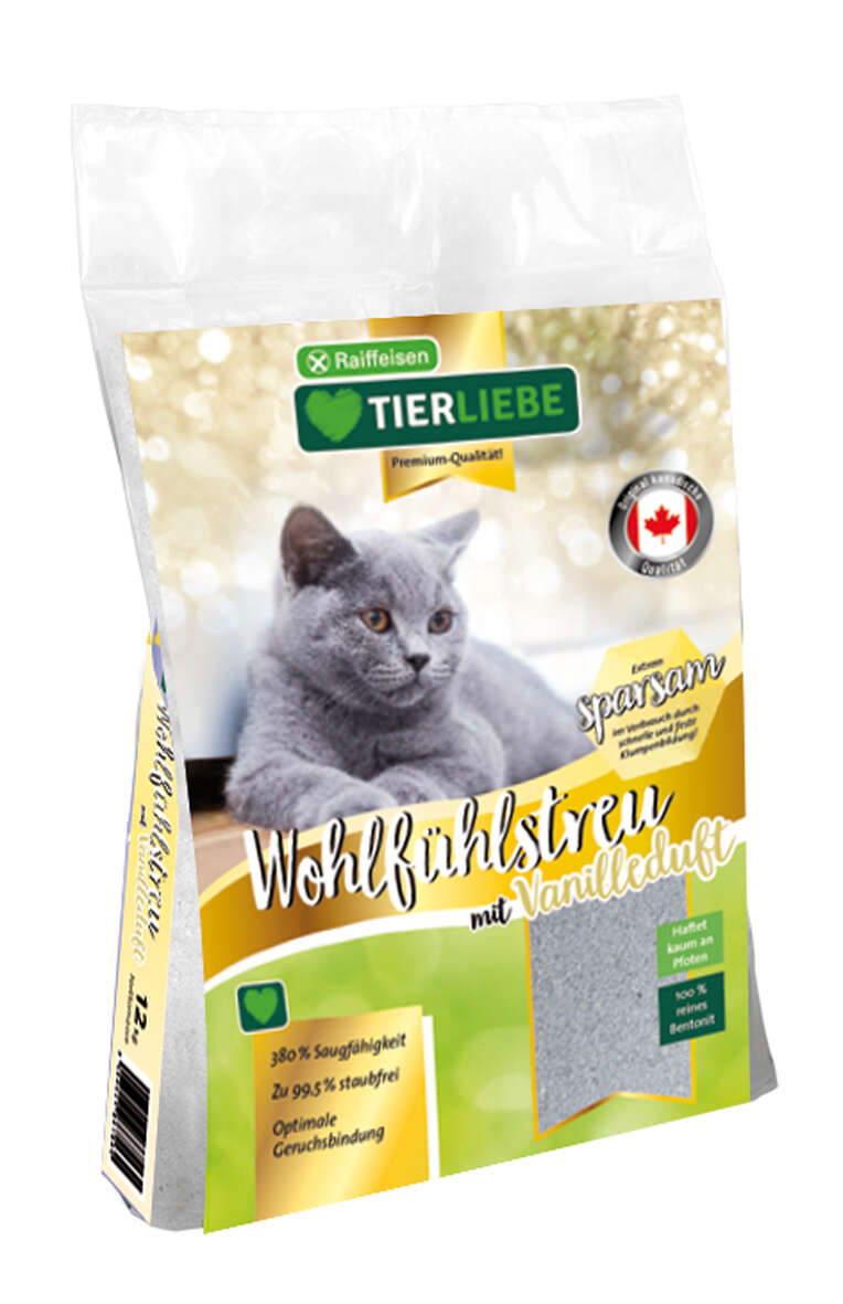 TIERLIEBE Katzenstreu Vanilleduft