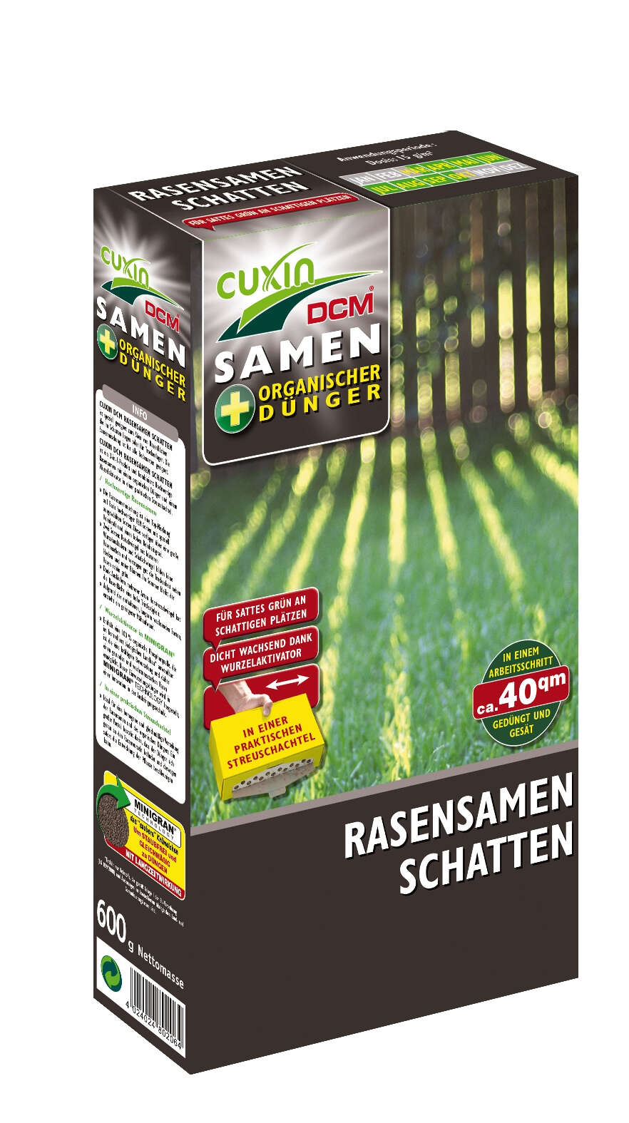 CUXIN Schattenrasensamen