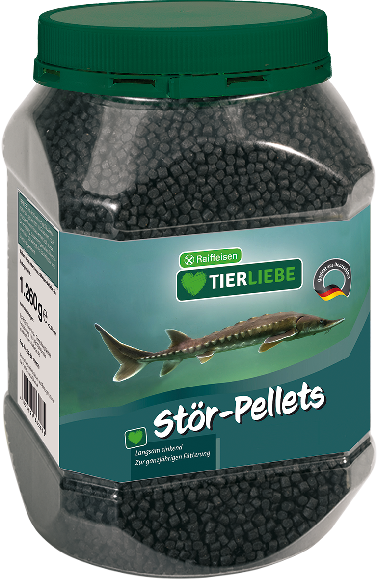TIERLIEBE Teichfischfutter Stör-Pellets
