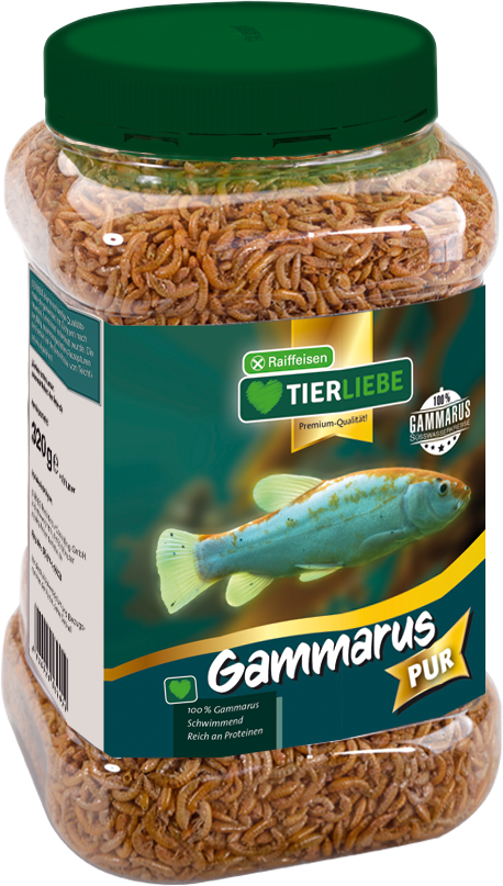 TIERLIEBE Teichfischfutter Gammarus Pur 2,8l