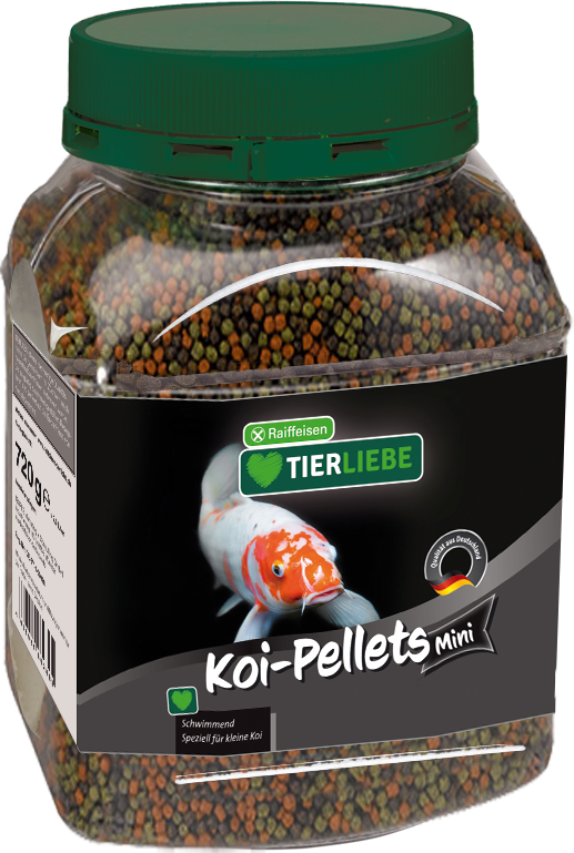 TIERLIEBE Teichfischfutter Koi-Pellets-Mini 2l