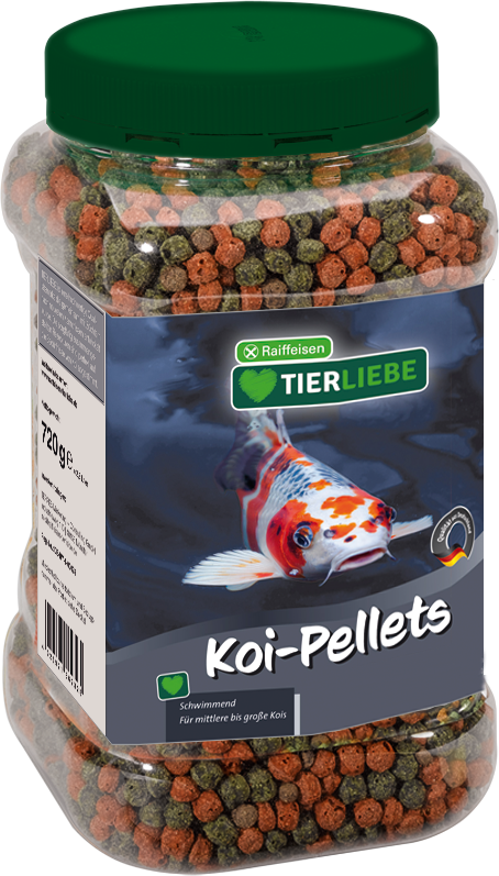 TIERLIEBE Teichfischfutter Koi-Pellets