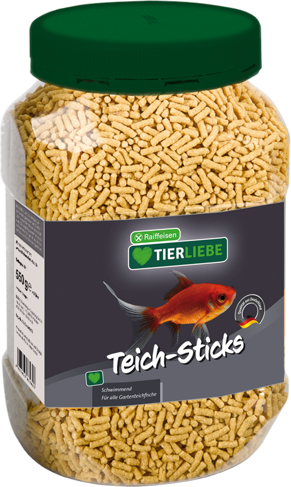 TIERLIEBE Teichfischfutter Teich-Sticks