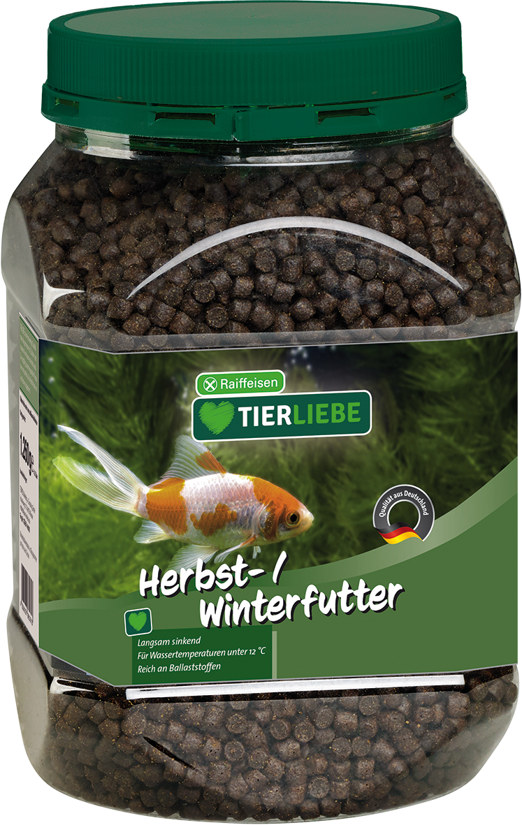 TIERLIEBE Teichfischfutter Herbst-/Winterfutter