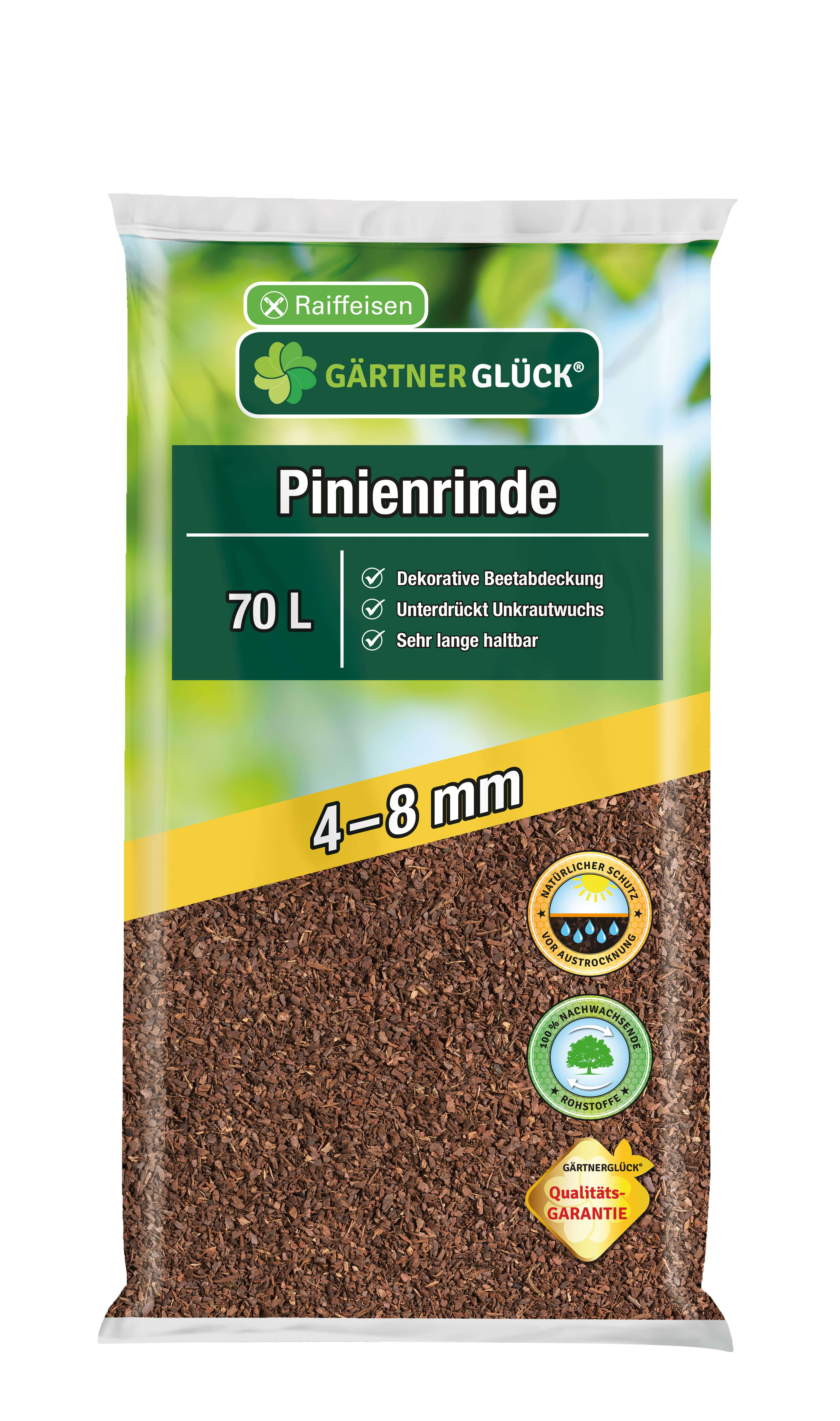 GÄRTNERGLÜCK Pinienrinde 4-8 mm
