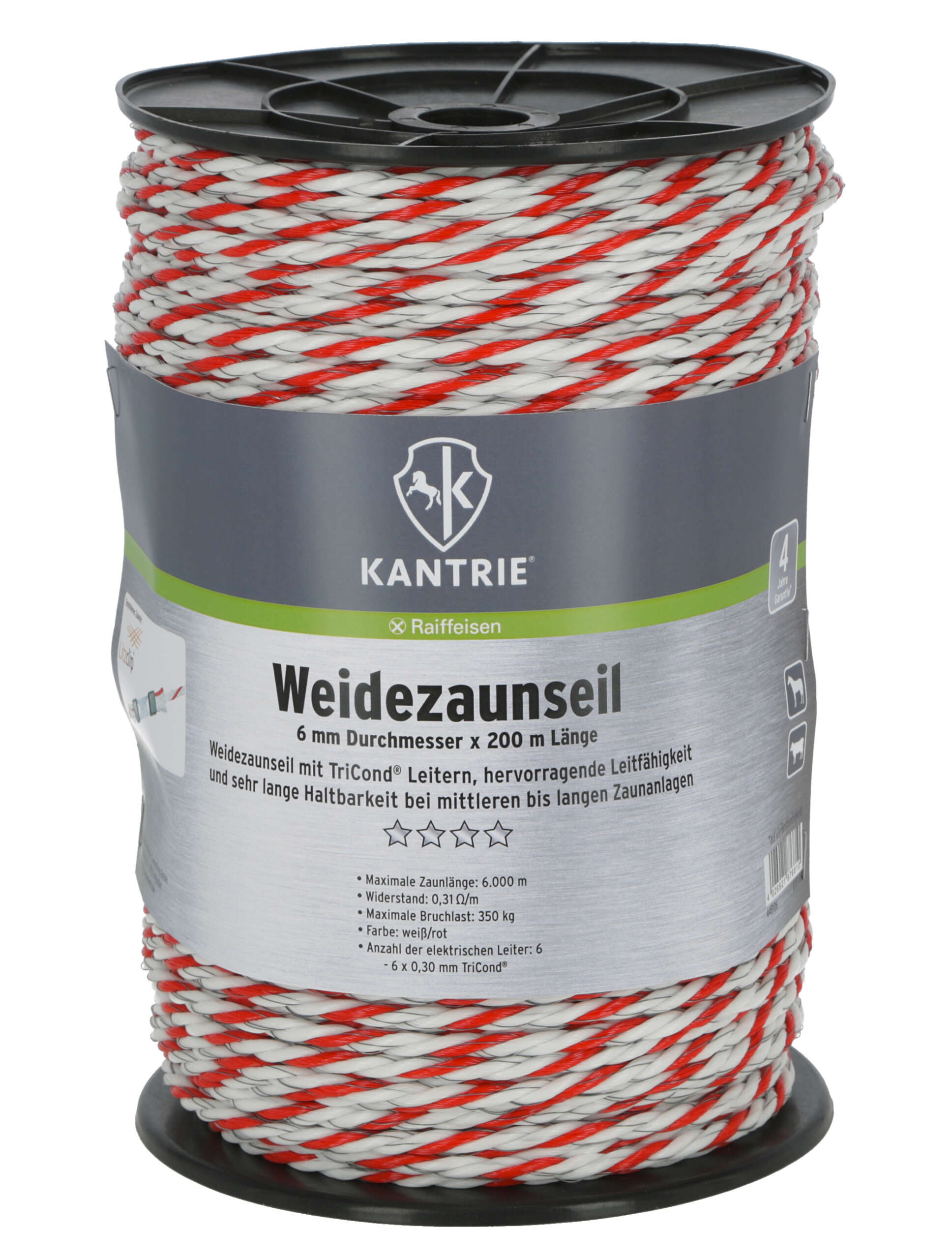 KANTRIE Weidezaunseil für mittlere Zaunanlagen 200 m