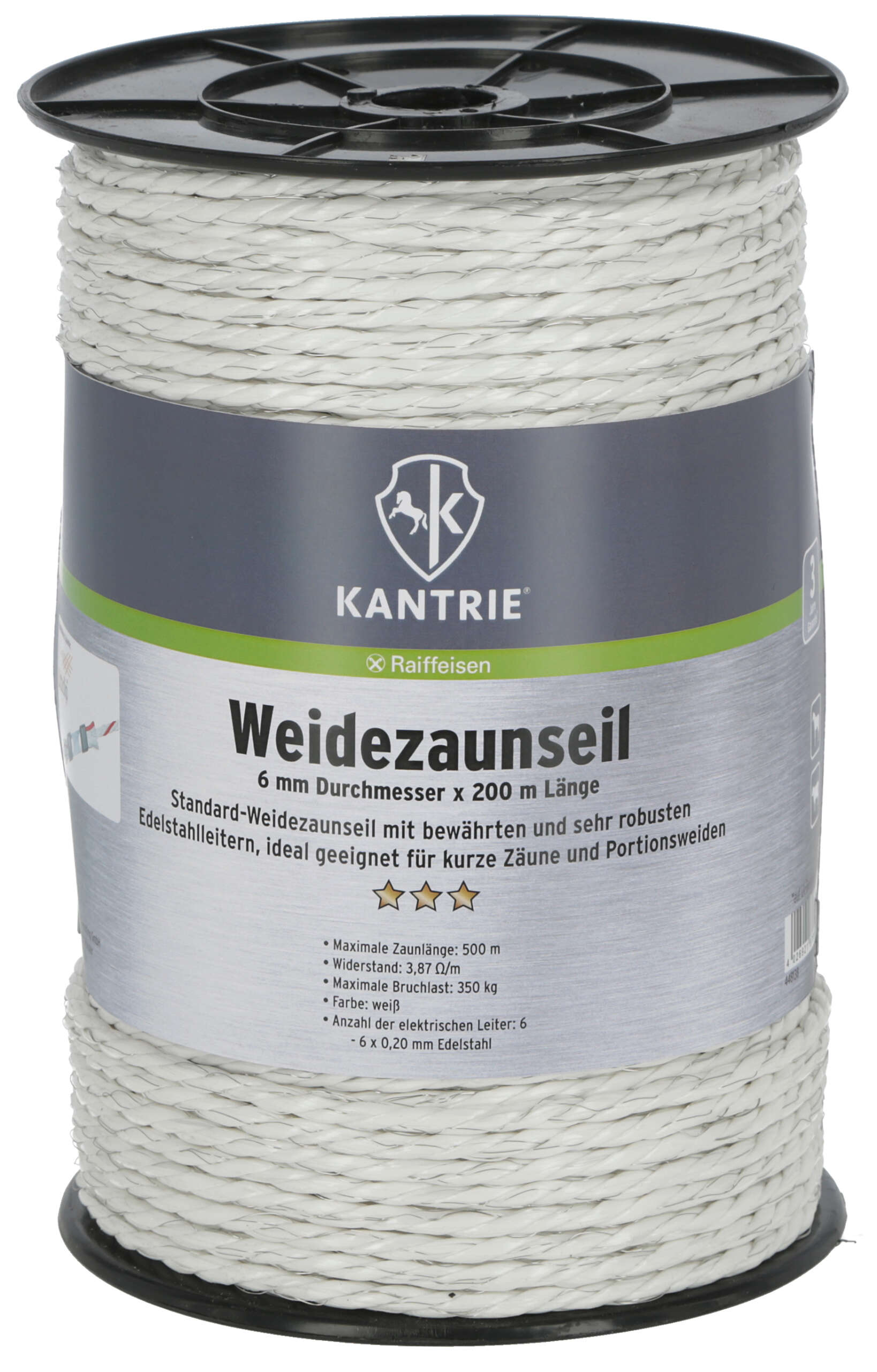 KANTRIE Weidezaunseil für kurze Zaunanlagen 200 m