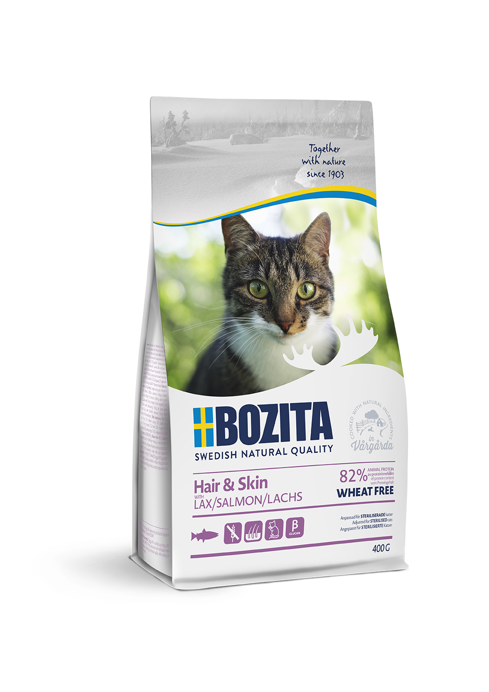 BOZITA Hair & Skin Wheat free Salmon