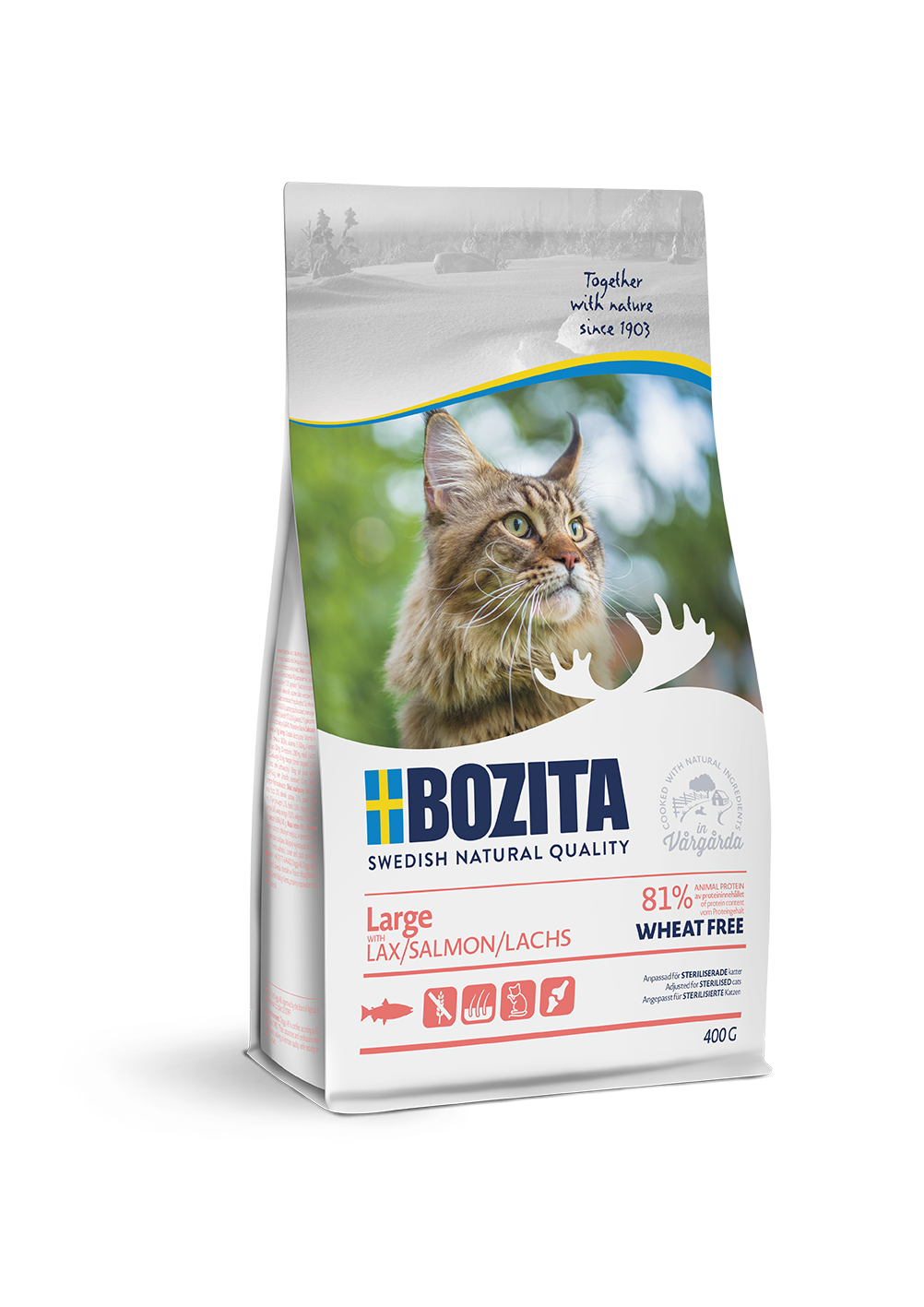 BOZITA Large wheat free Salmon