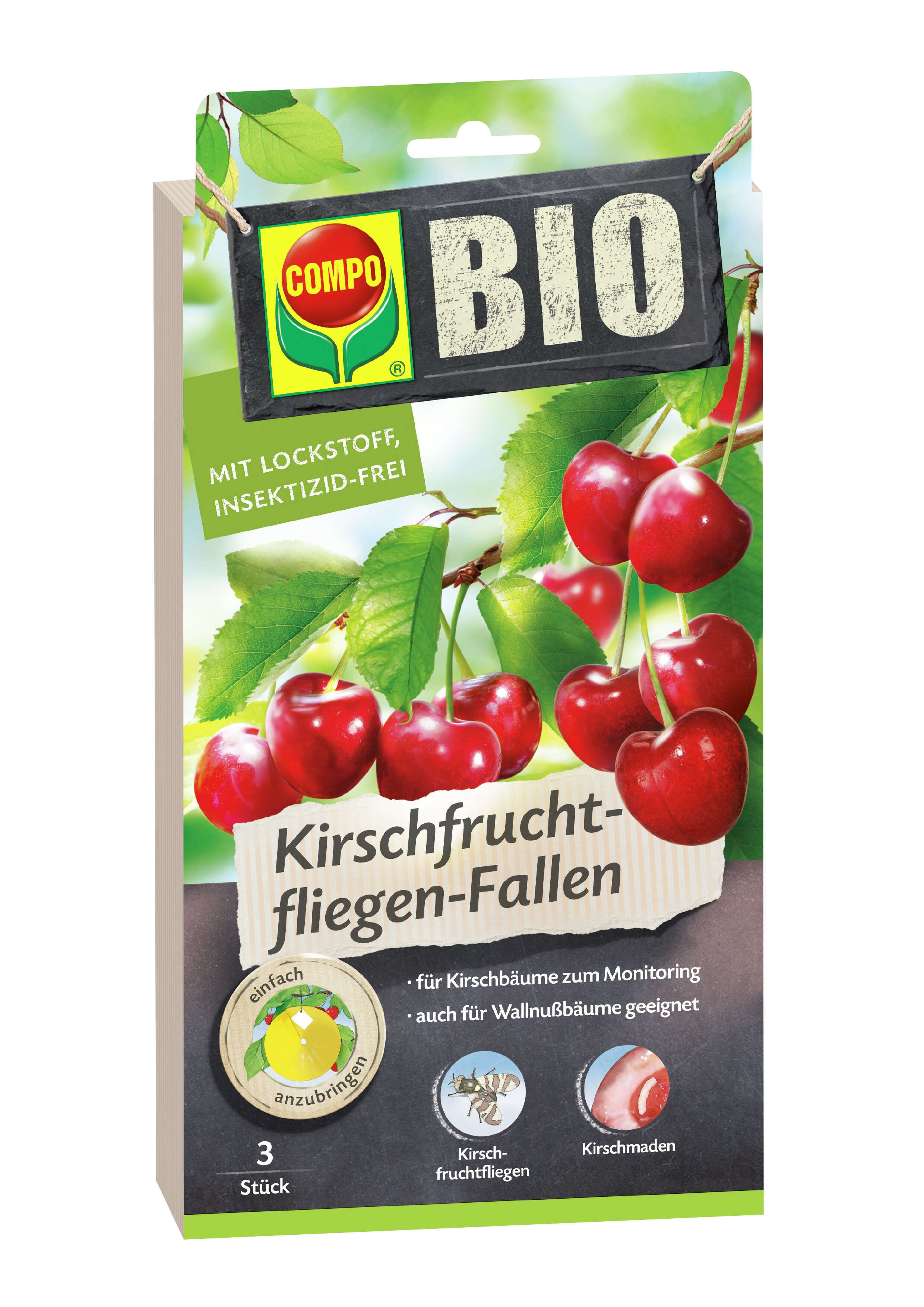 COMPO Bio Kirschfruchtfliegen-Fallen