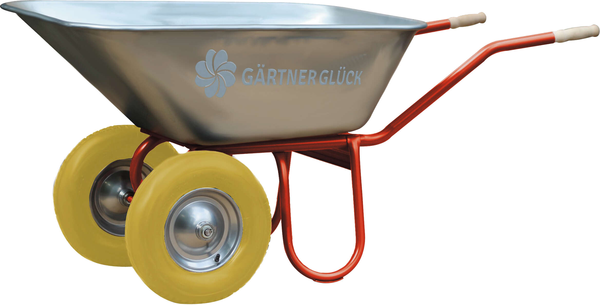 GÄRTNERGLÜCK Schubkarre 2-Rad 150 L