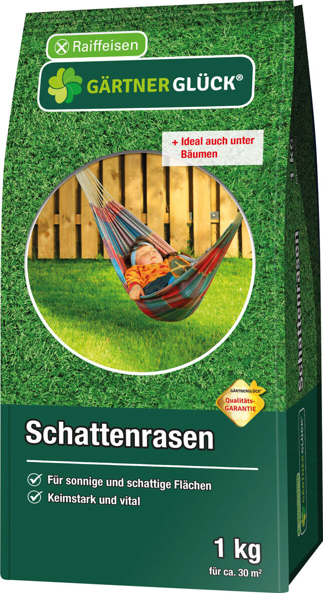GÄRTNERGLÜCK Schattenrasen