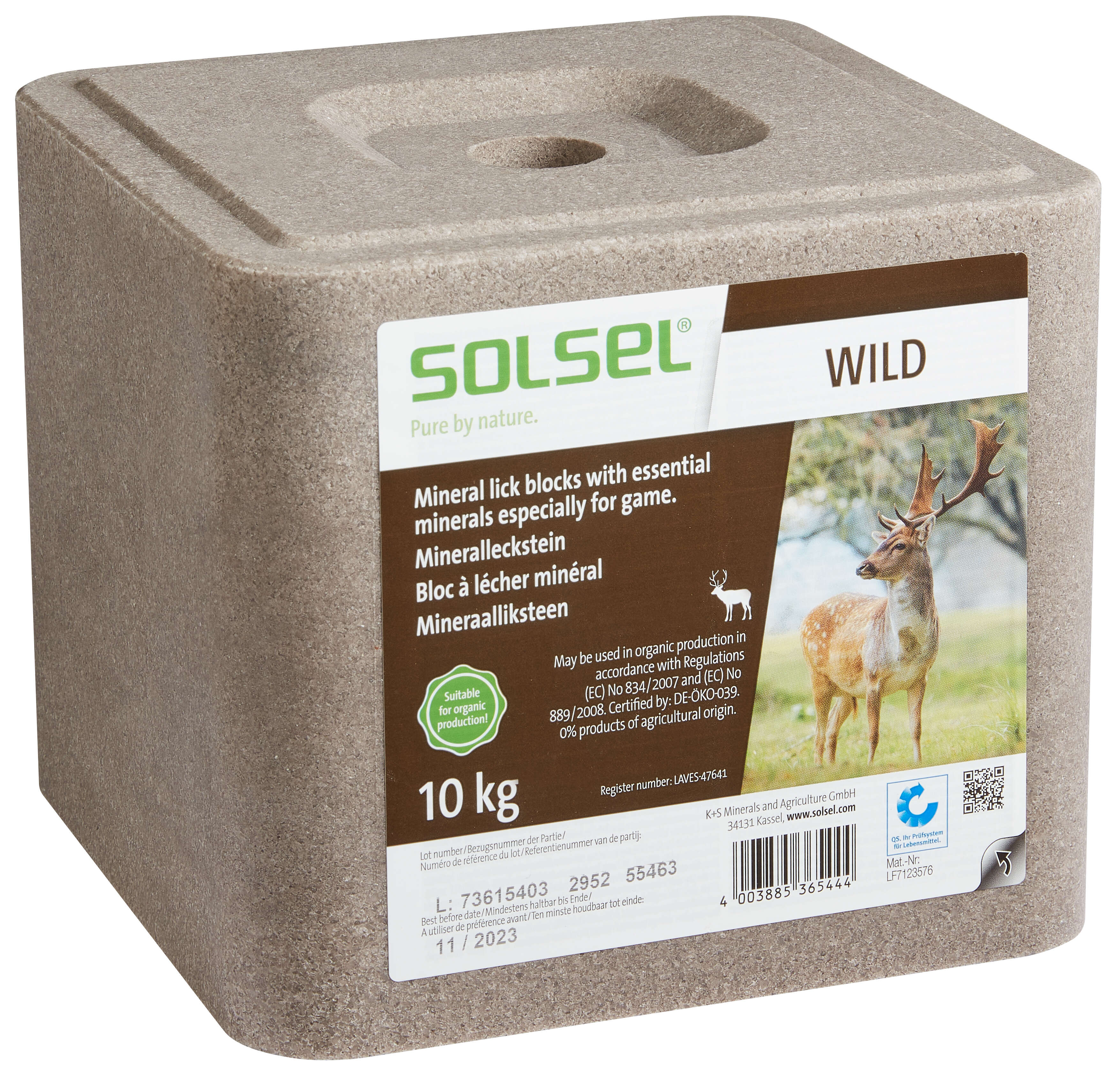 SOLSEL Salzleckstein Wild