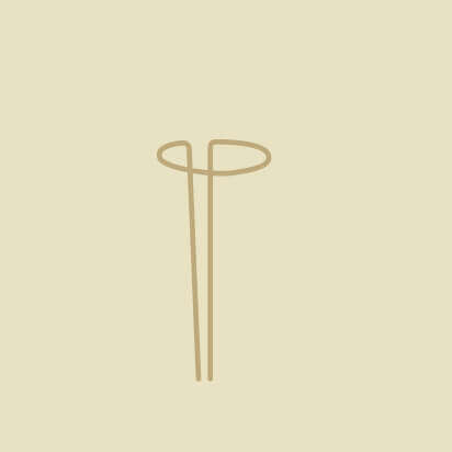 pflanzenstuetze und binder icon