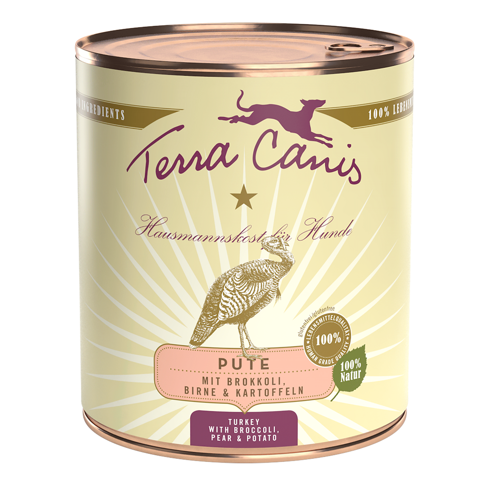 Terra Canis Hunde-Nassfutter Classic Pute mit Brokkoli und Birne