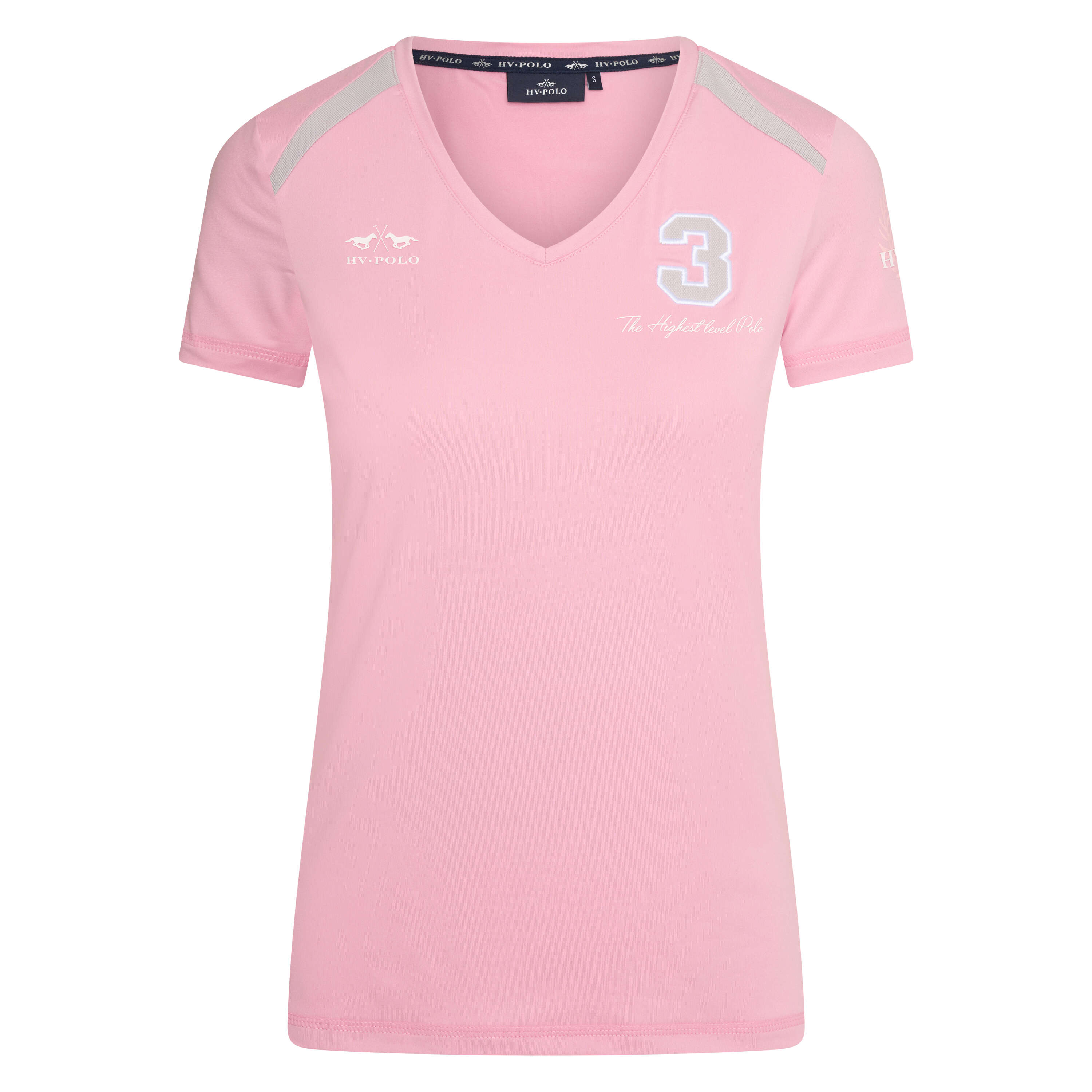 HV POLO Funktionsshirt mit V-Ausschnitt und kurze Ärmel