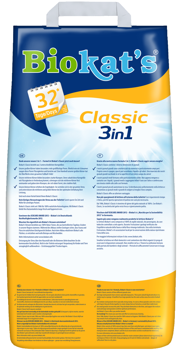Biokat's Katzenstreu Classic 3 in 1