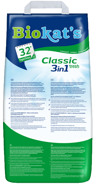 Biokat's Katzenstreu Classic Fresh 3 in 1