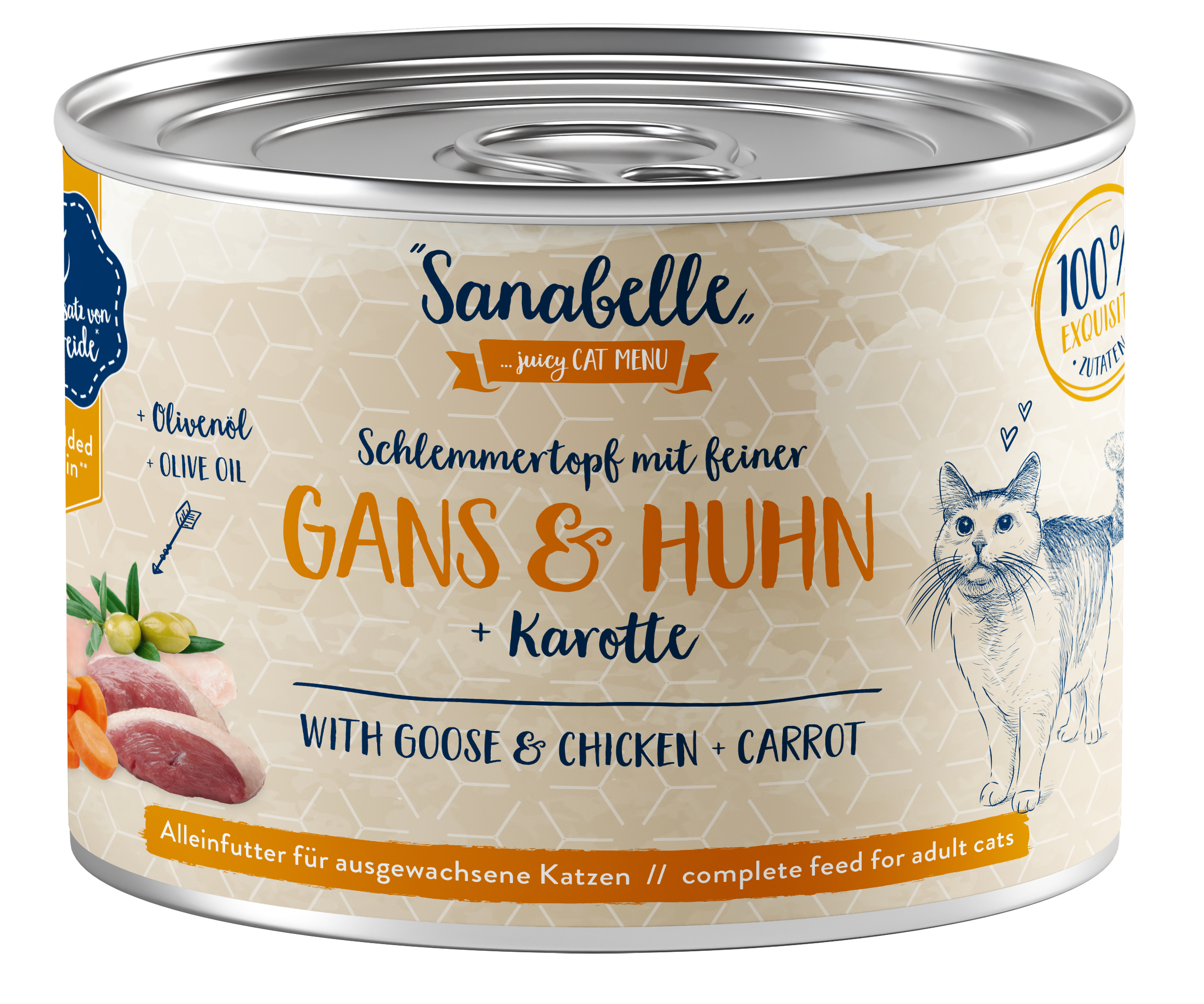 Sanabelle Katzen Nassfutter mit Gans & Huhn