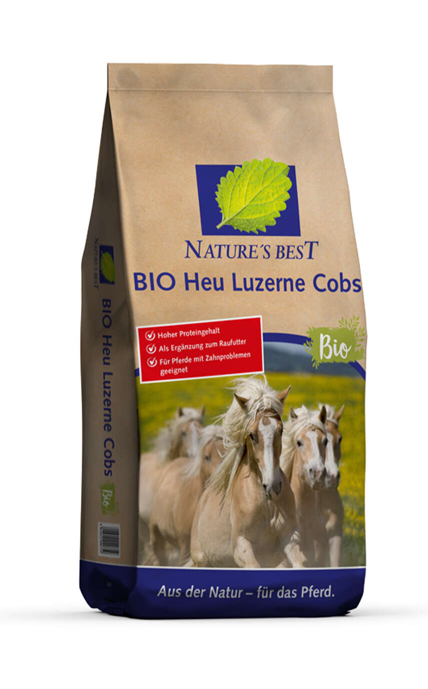 NATURE’S BEST BIO Heu Luzerne Cobs