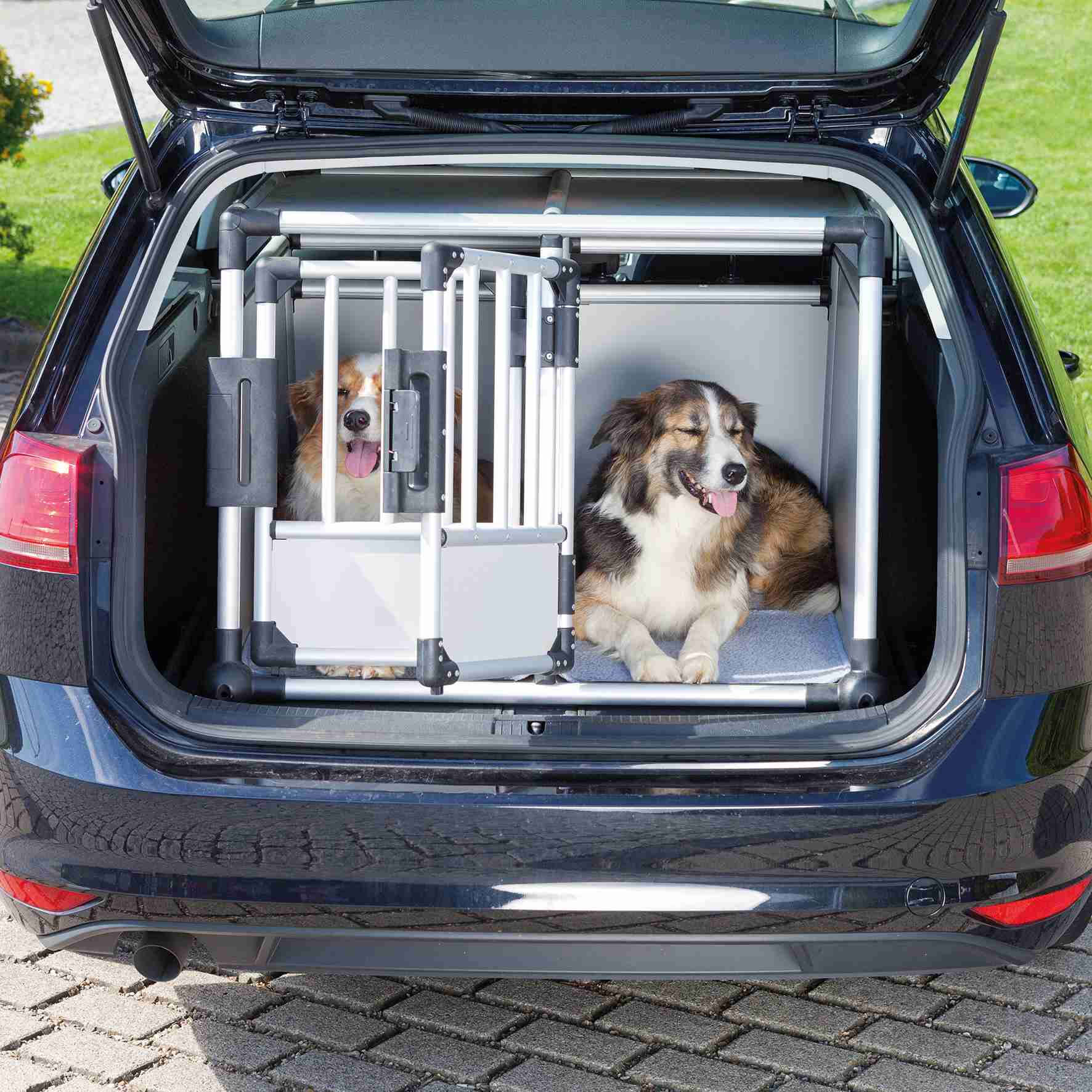 TRIXIE Doppel-Transportbox für Hunde
