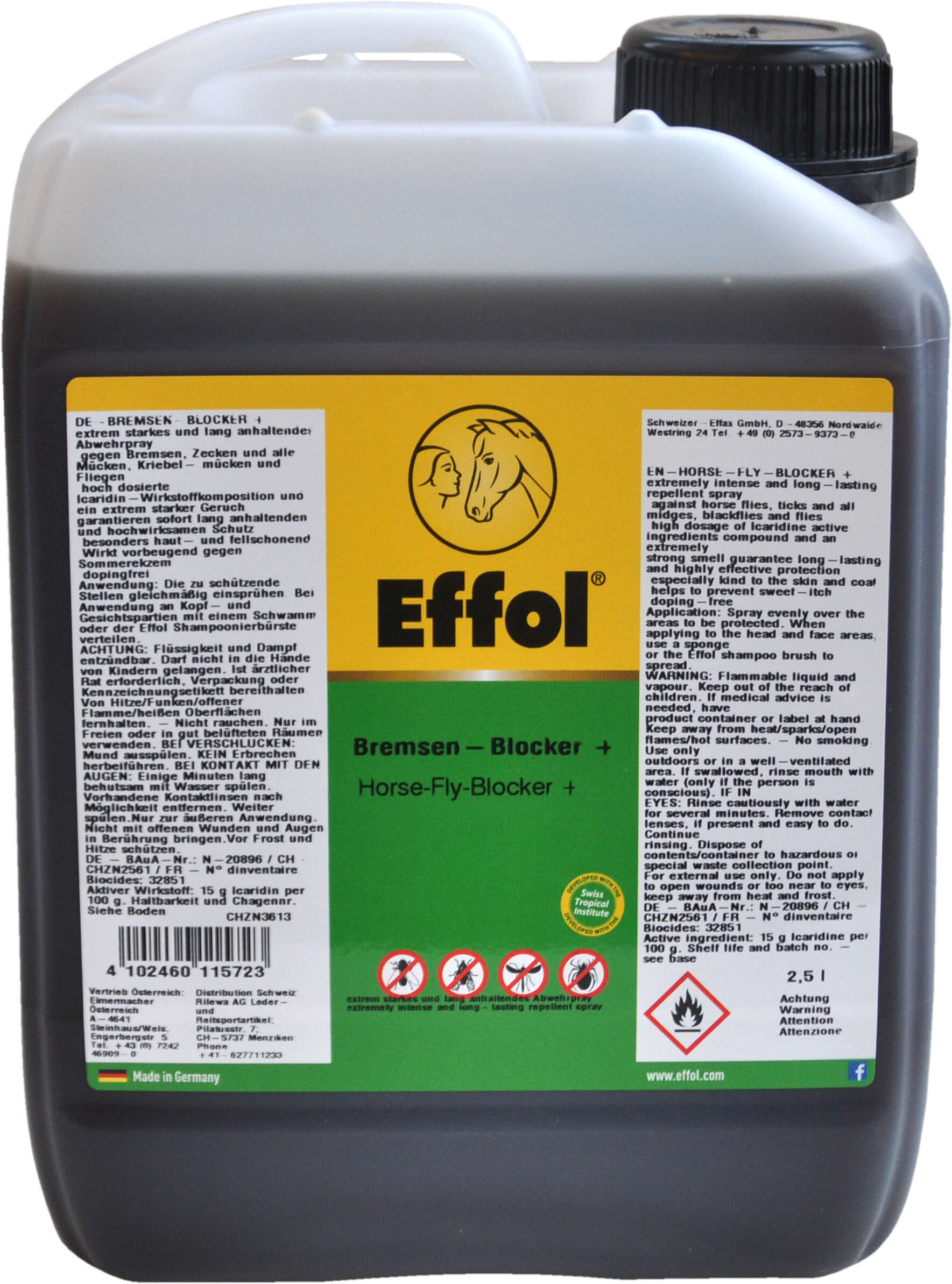 Effol Bremsen-Blocker + 2,5 l Kanister