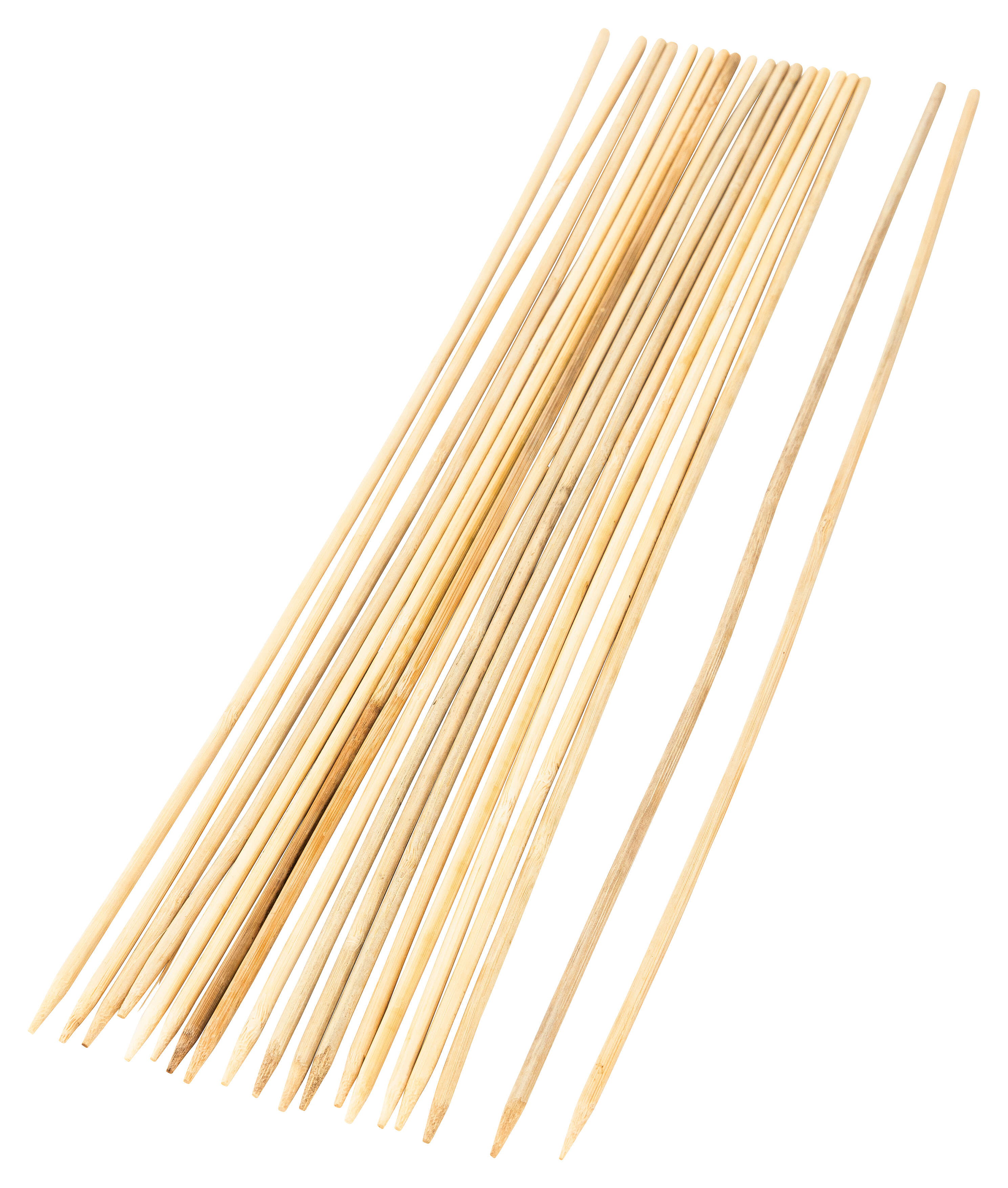 GÄRTNERGLÜCK Bambus Splittstäbe 50cm 20 Stück