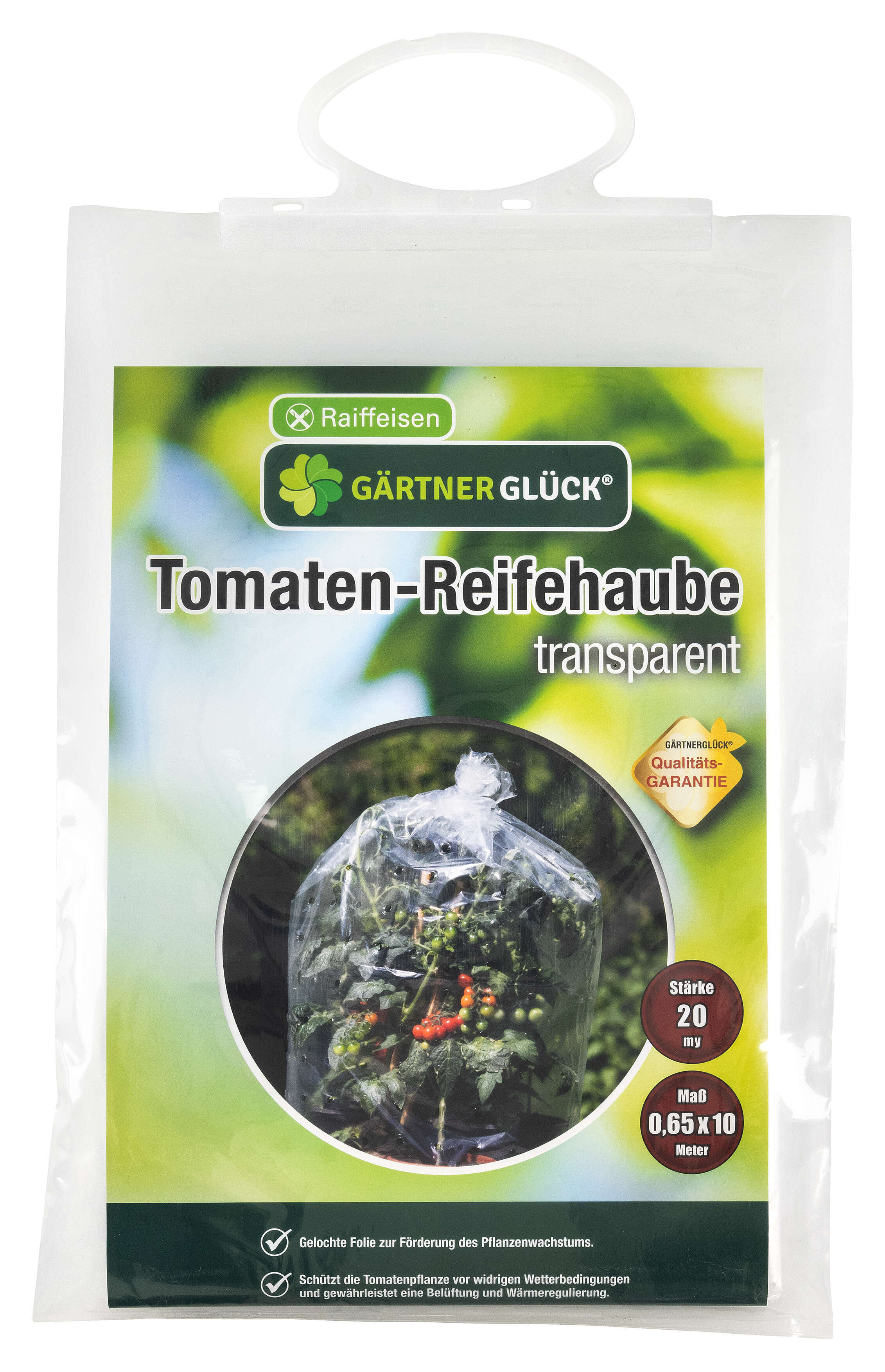 GÄRTNERGLÜCK Tomatenhaube 0,65x10 m, transparent