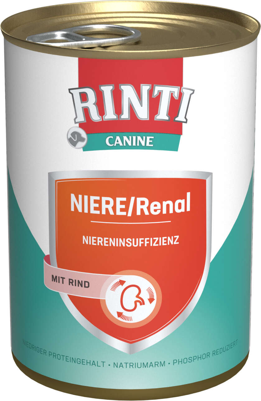 RINTI Hunde-Nassfutter Canine Niere/Renal Rind