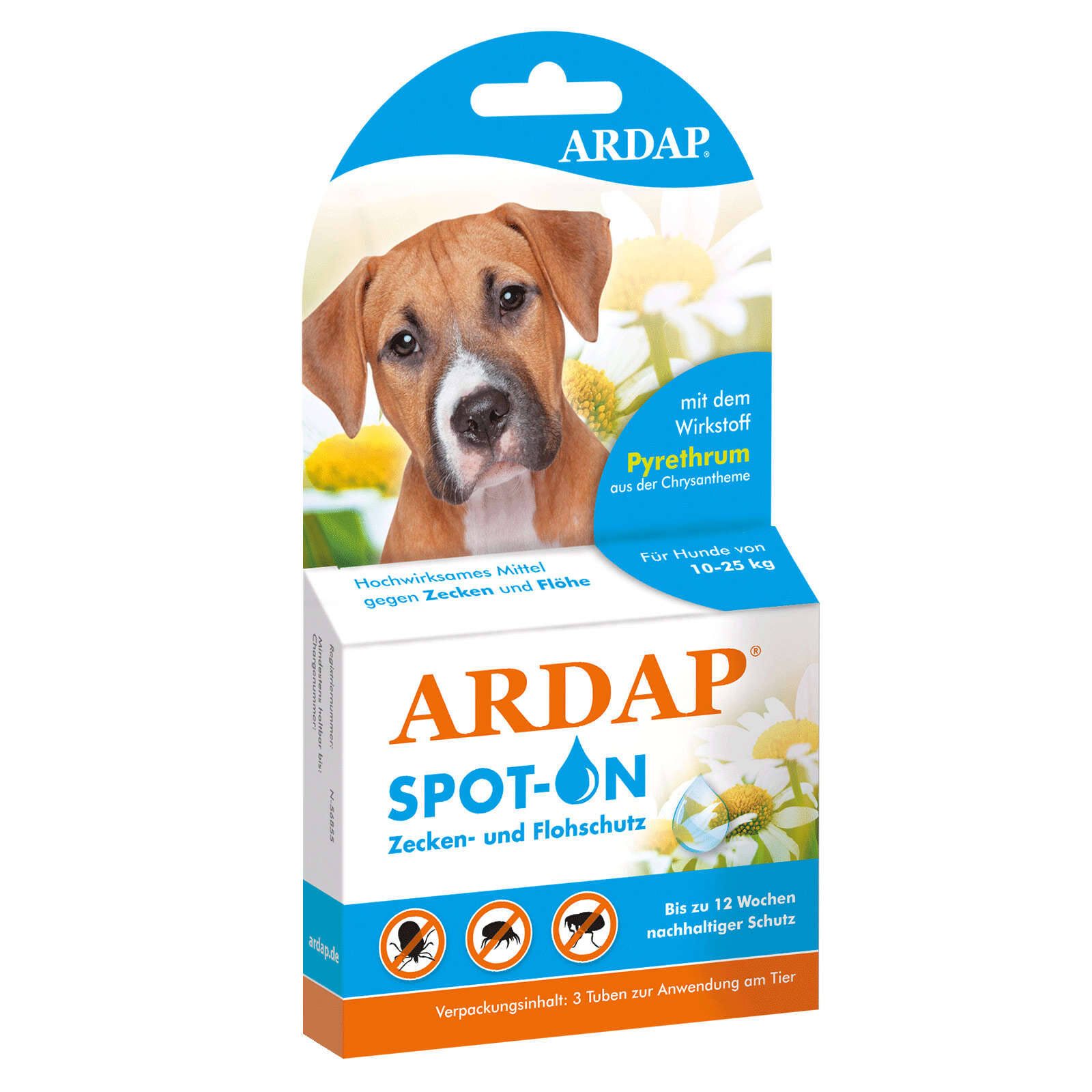 ARDAP Spot-On für mittelgroße Hunde von 10 - 25 kg