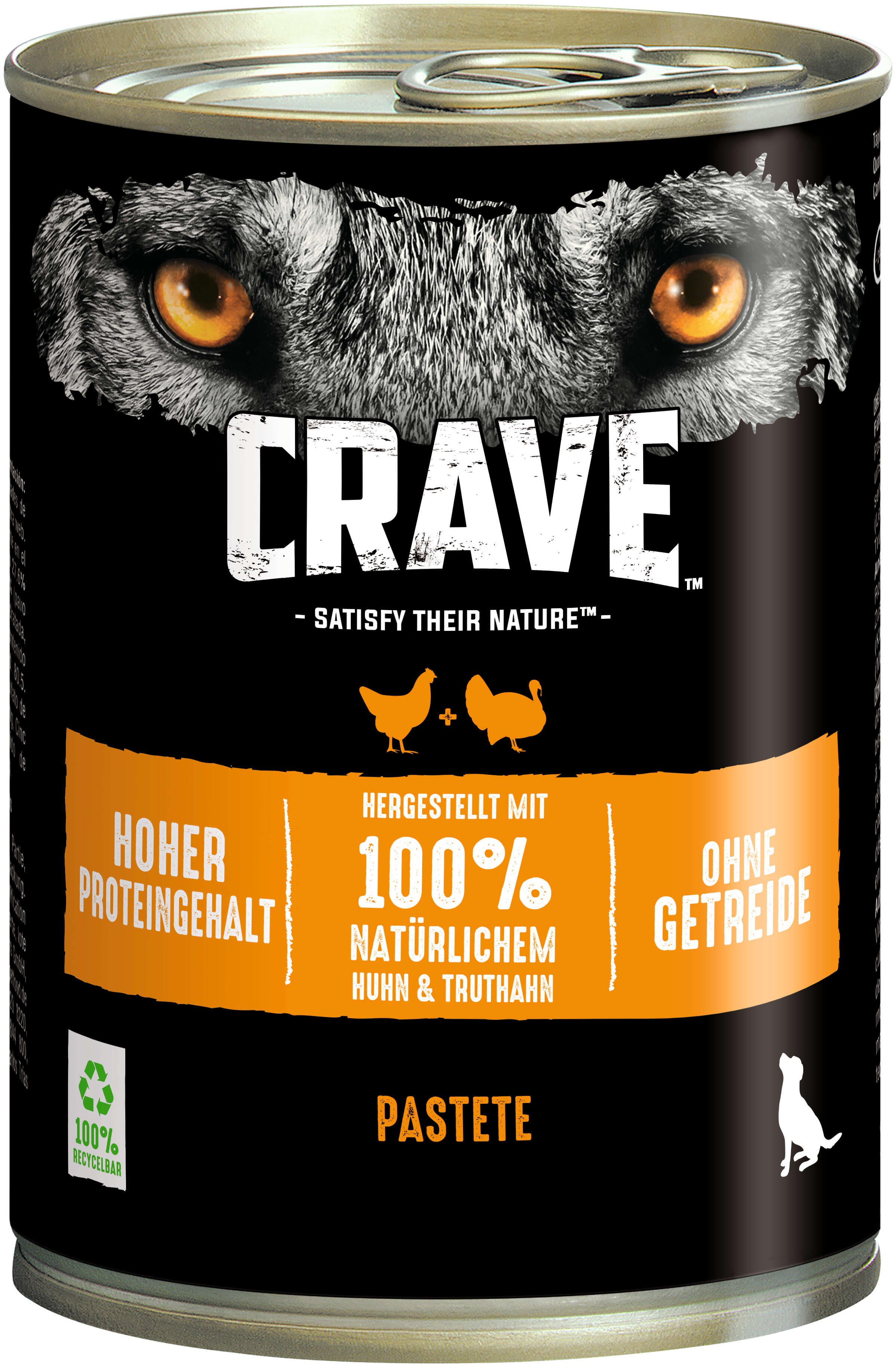 CRAVE Hunde-Nassfutter mit Huhn und Truthahn