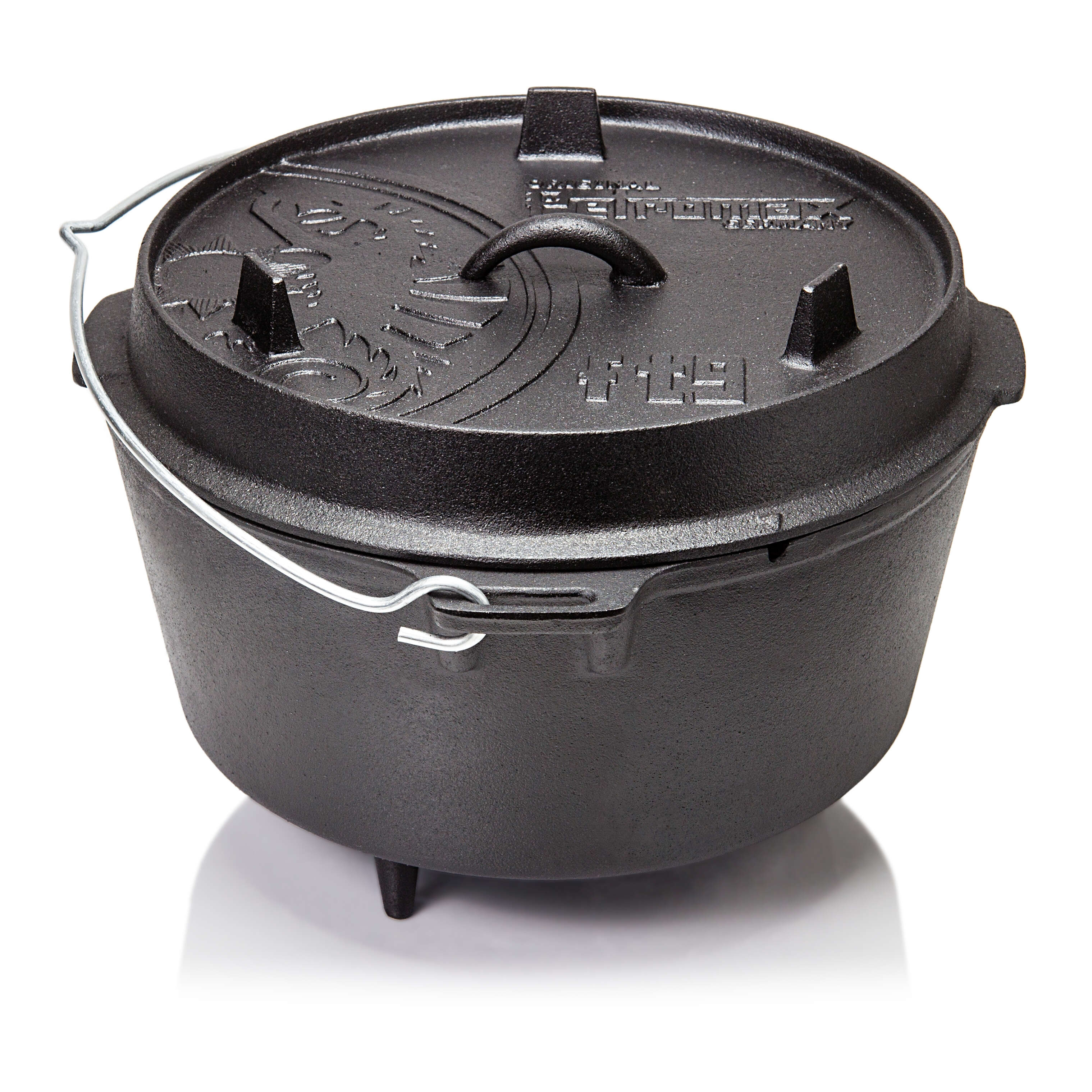 Petromax Feuertopf ft 9 mit Füßen 36,5 x 23,5 x 33 cm
