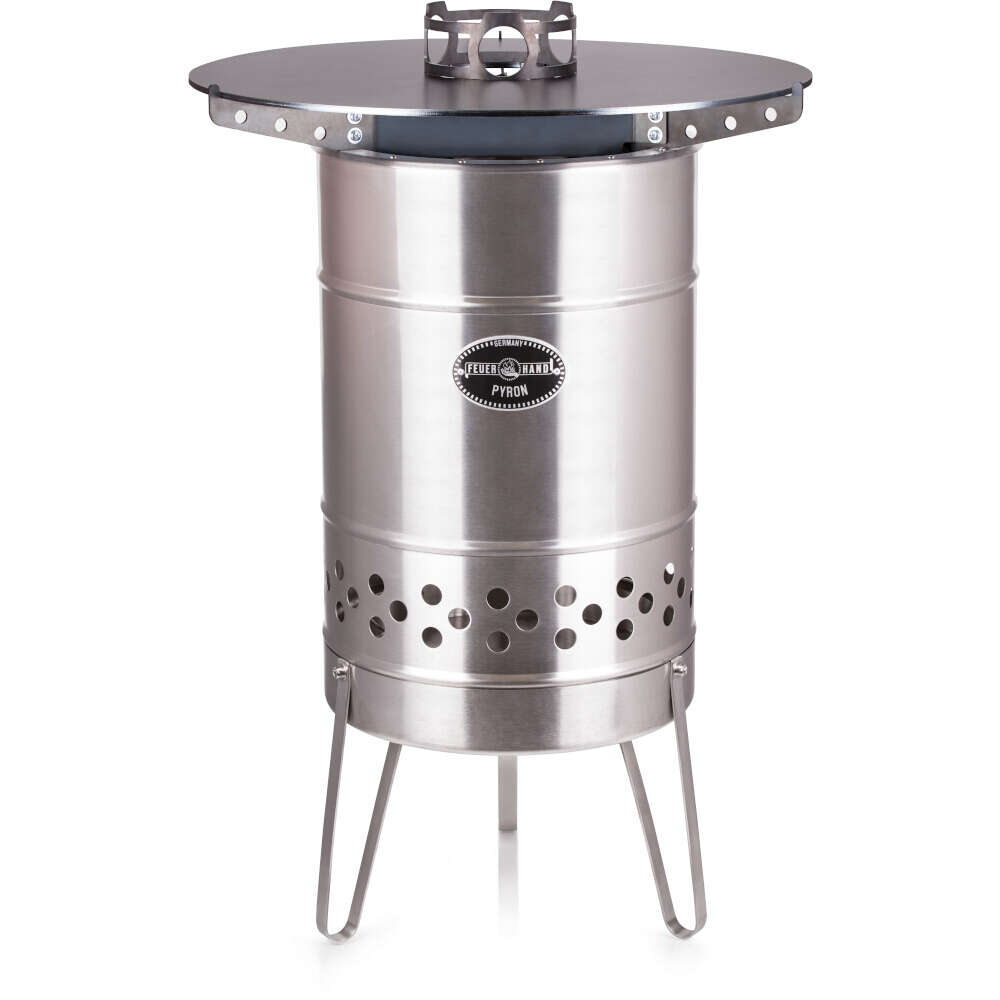 Petromax FEUERHAND Plancha Grillplatte zu Pyron Feuertonne