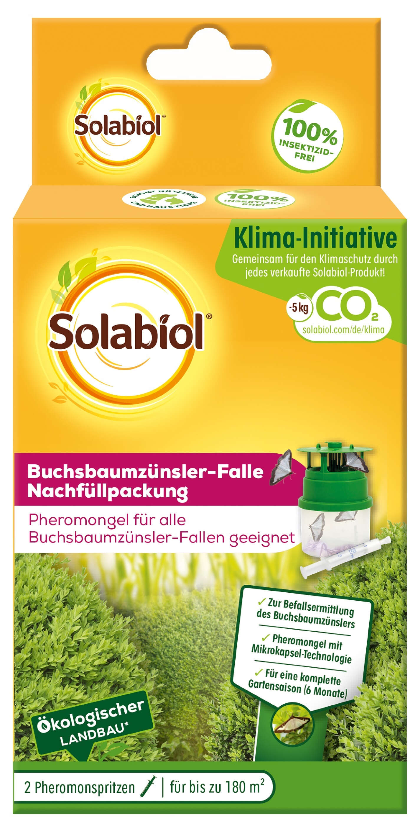 Solabiol Buchsbaumzünsler-Falle Nachfüllpackung