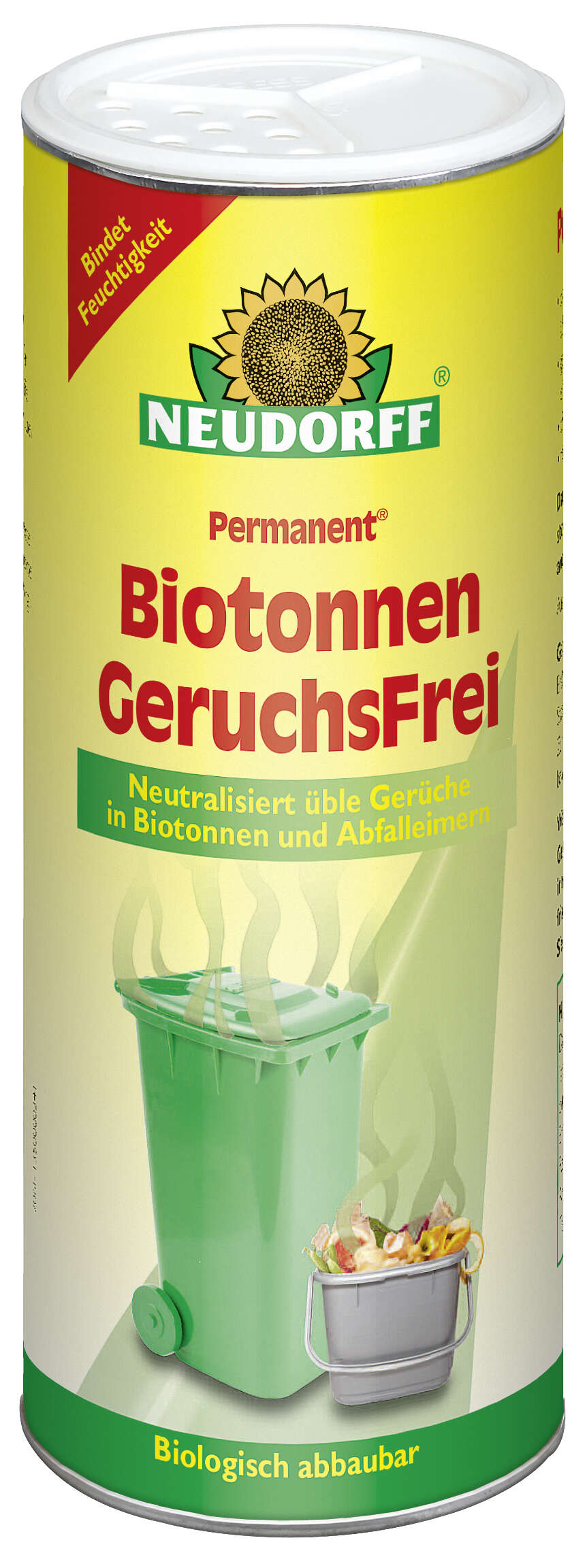Neudorff Permanent Biotonnen GeruchsFrei – 500 G Granulat Gegen Gerüche & Schimmel, Biologisch Abbaubar, Für Ca. 670 L Biomüll