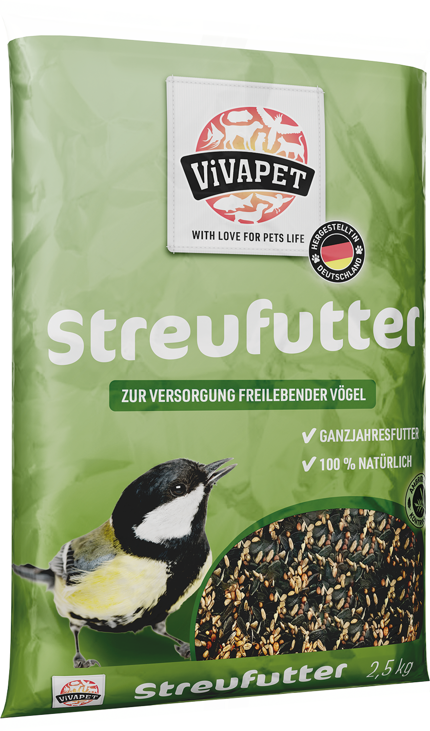 Vogelfutterstation SPARROW Aus Kiefernholz – Inkl. 0,5 Kg Wildvogelfutter, Ca. 20 X 15 X 20 Cm, Regenfest & Aufhängbar