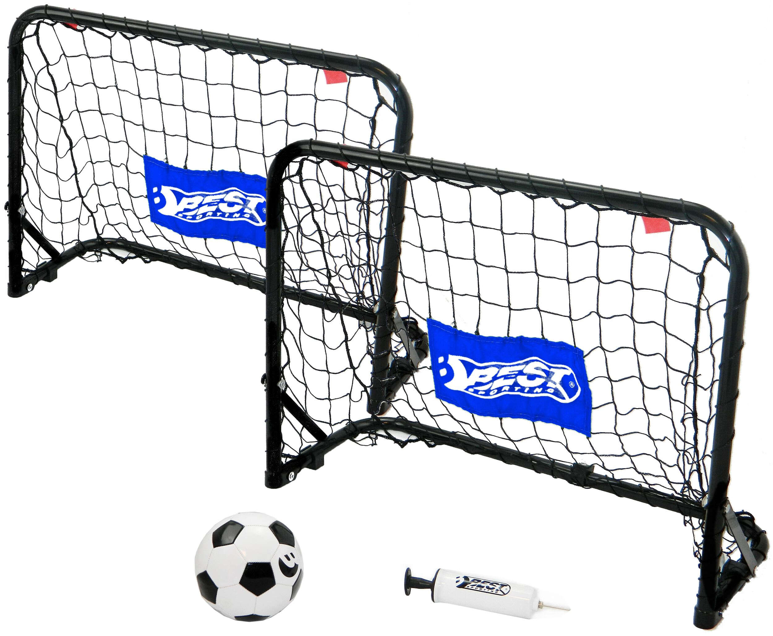 BEST SPORTING 4-teiliges Mini-Goaly-Set Fußballtore mit Fußball