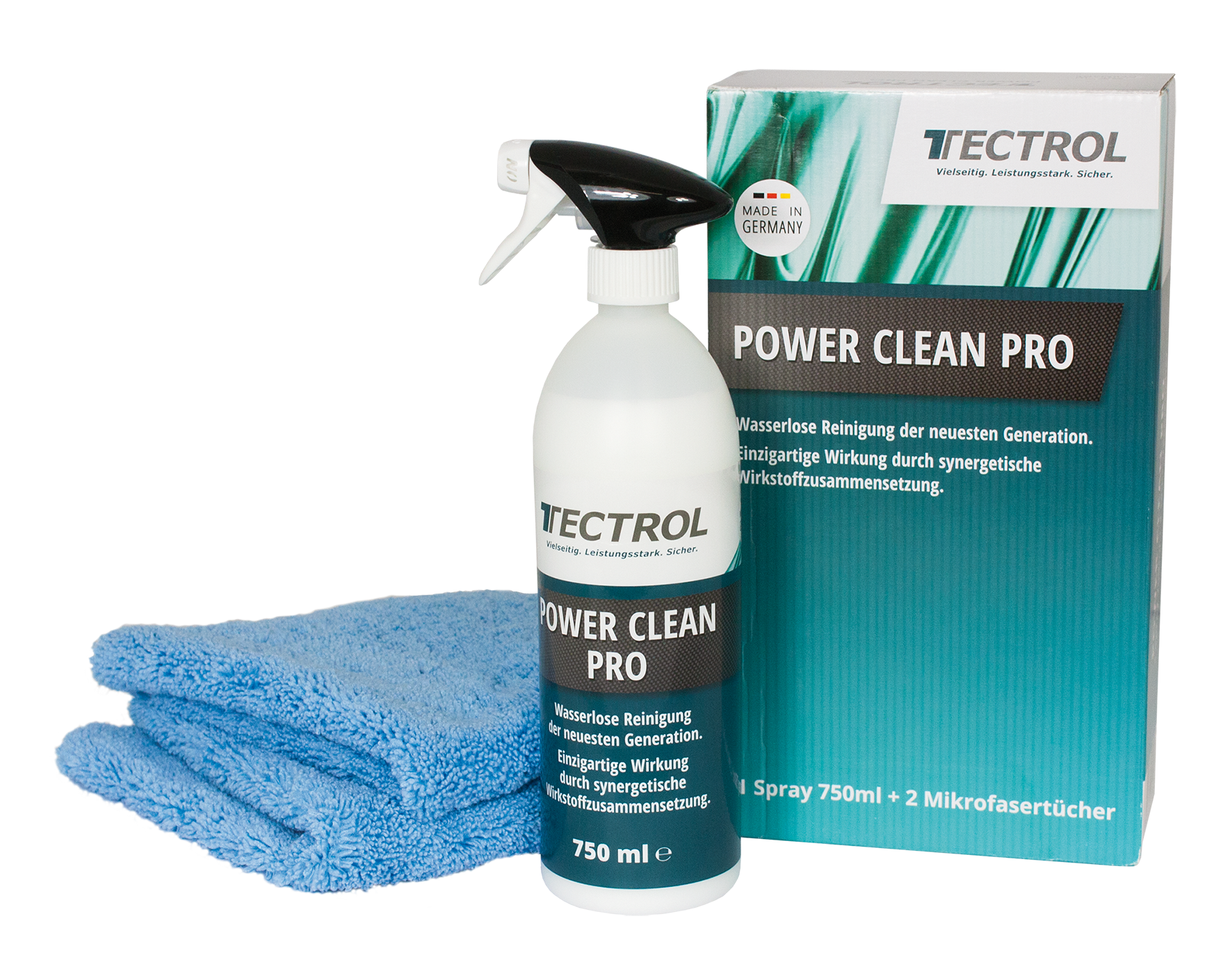 TECTROL Reiniger POWER CLEAN PRO + 2 Tücher