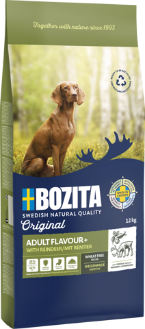 BOZITA Hunde-Trockenfutter Original Adult Flavour Plus mit Rentier