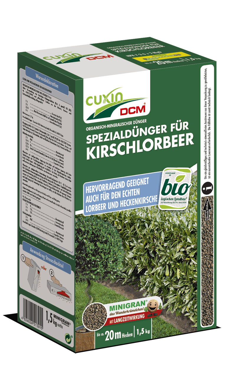CUXIN DCM Spezialdünger für Kirschlorbeer