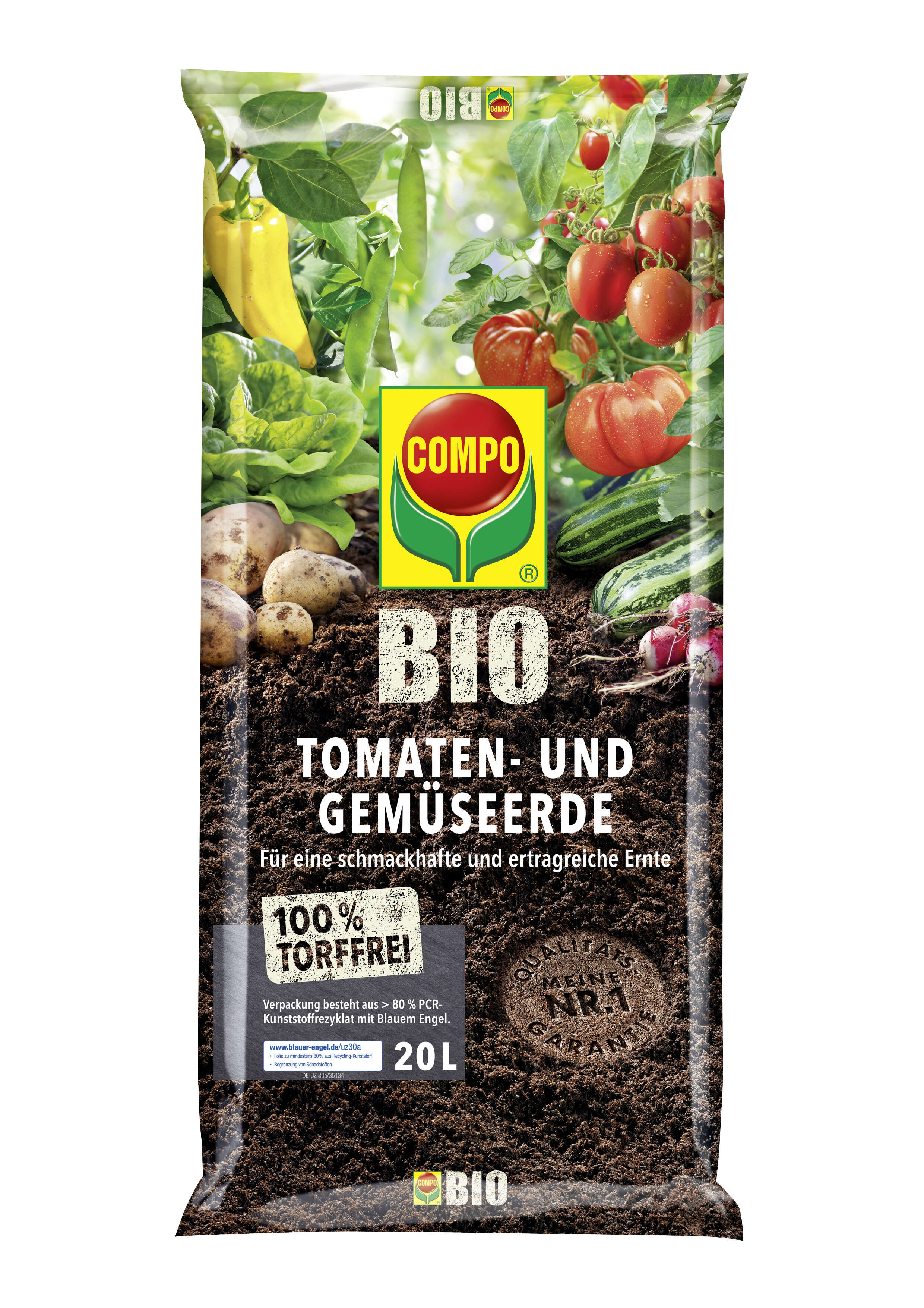 COMPO Tomaten- und Gemüseerde torffrei
