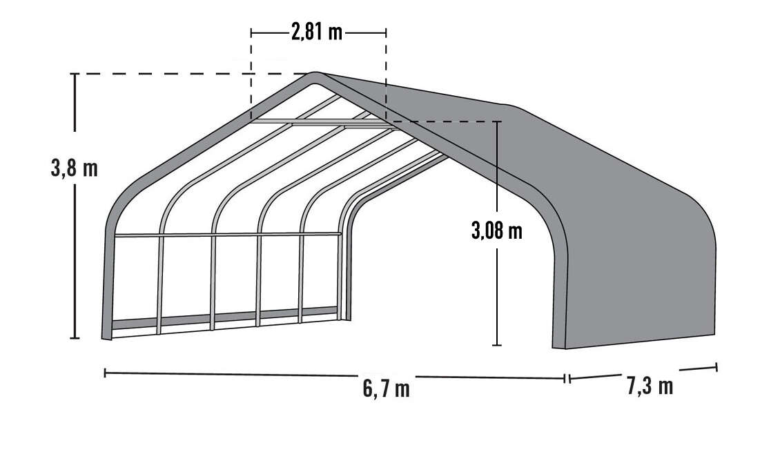 ShelterLogic Weidezelt