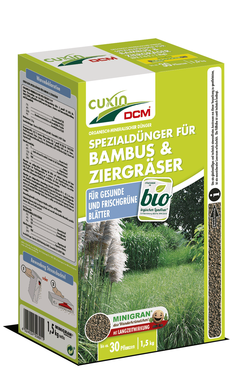 CUXIN Spezialdünger für Bambus + Ziergras