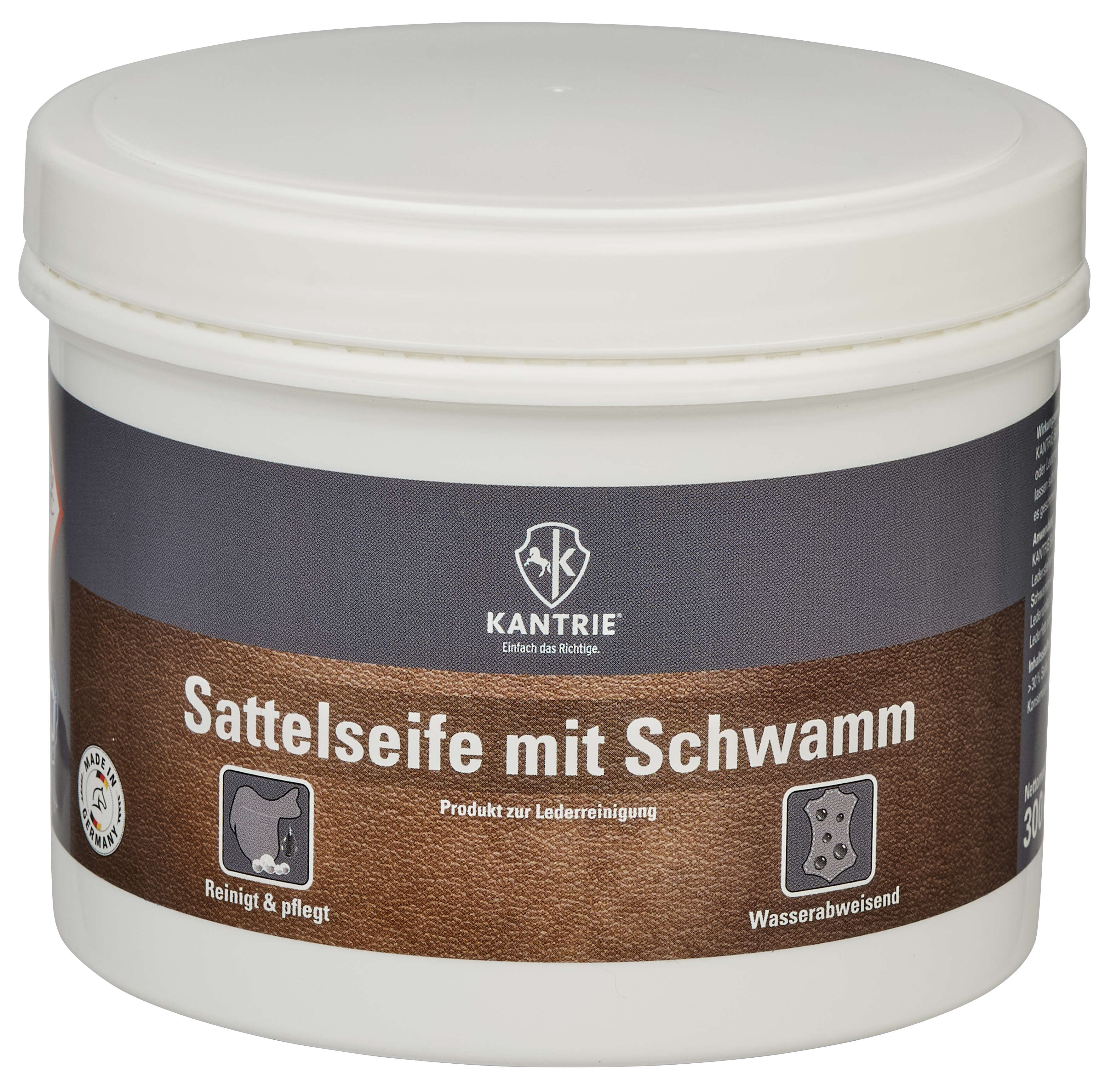 KANTRIE Sattelseife mit Schwamm