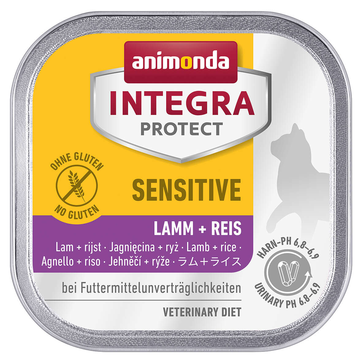 animonda Katzen-Nassfutter INTEGRA Sensitive Adult Lamm + Reis