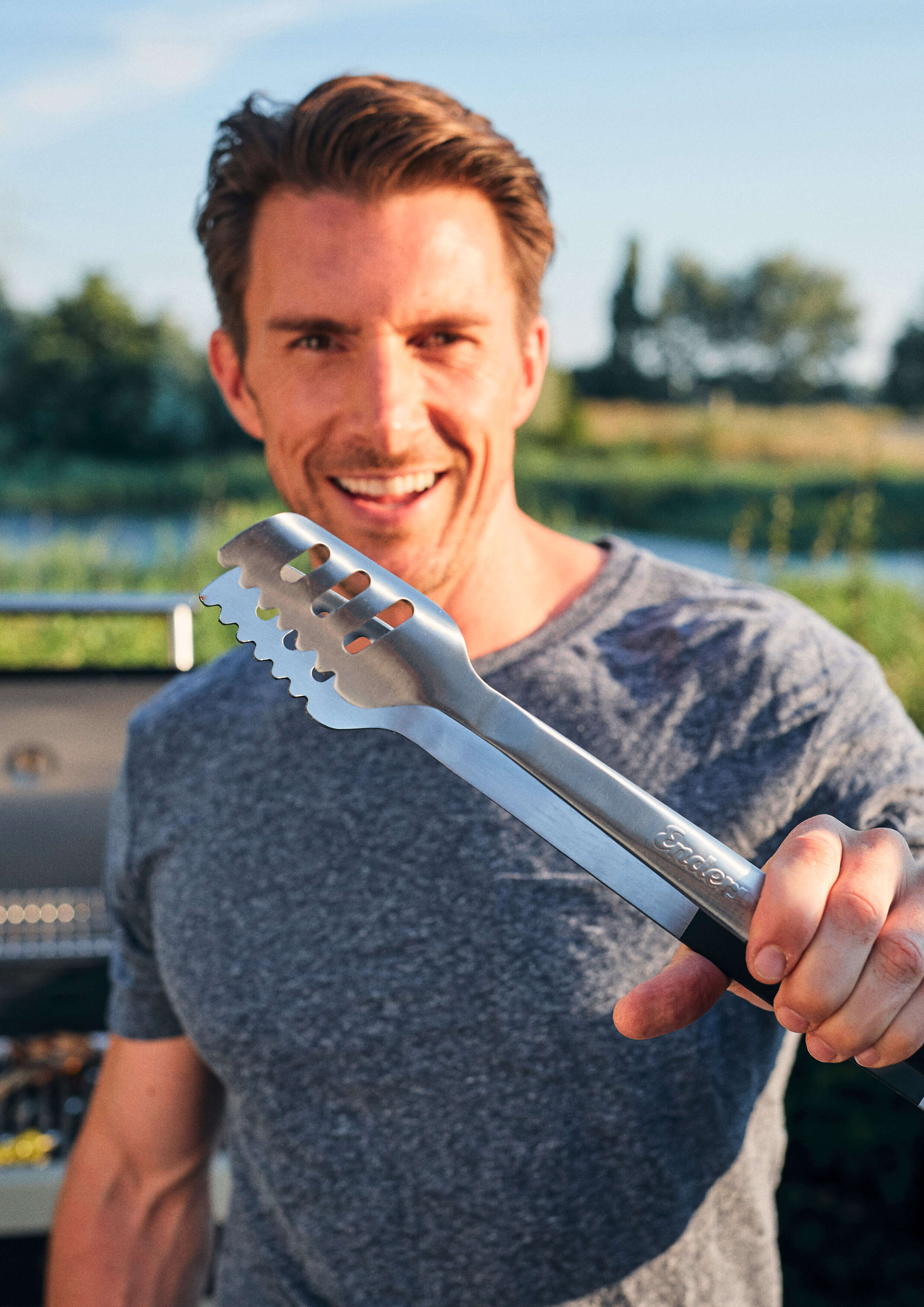 Enders Premium Grillzange aus Edelstahl