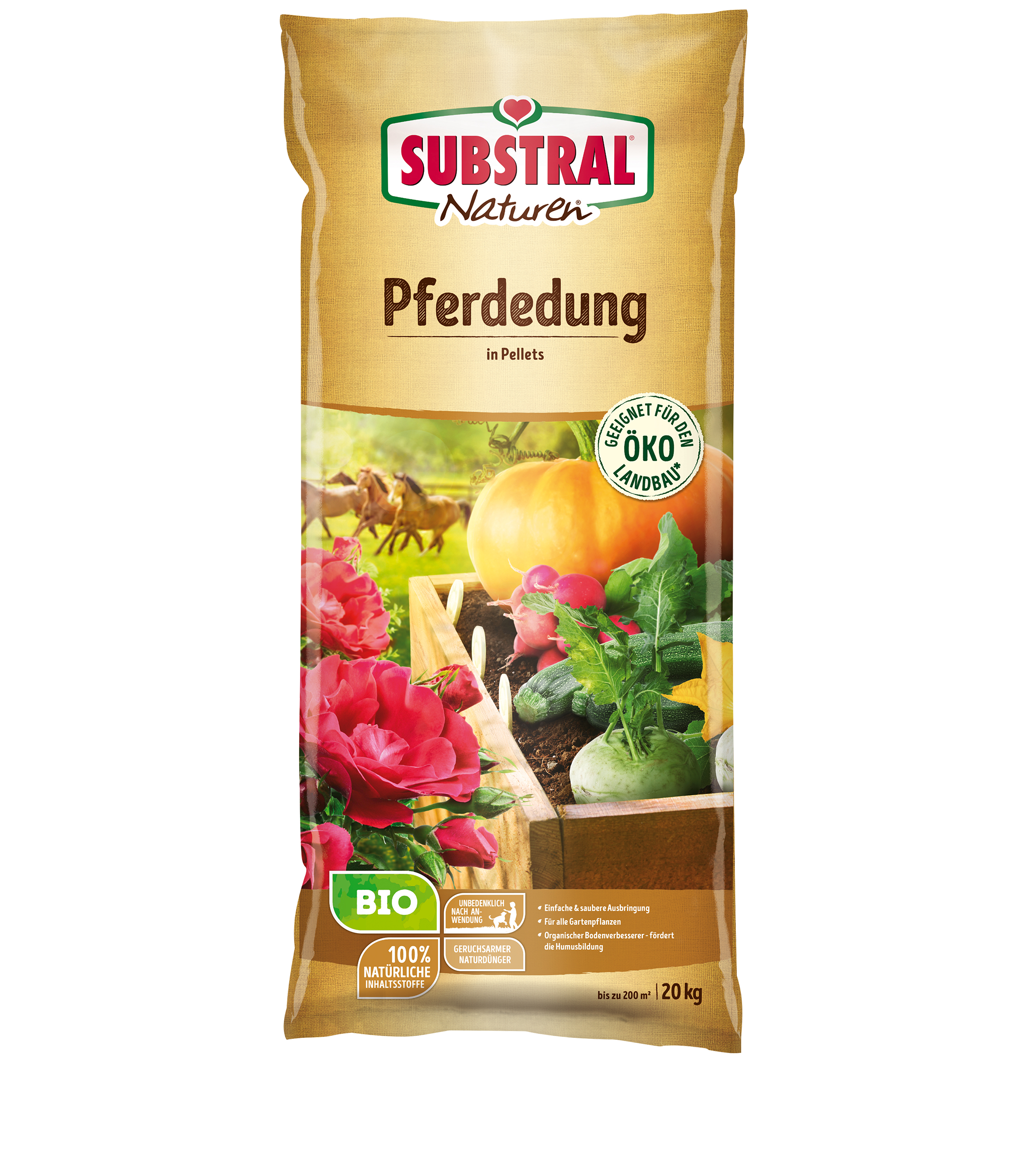 SUBSTRAL Naturen Bio Pferdedung