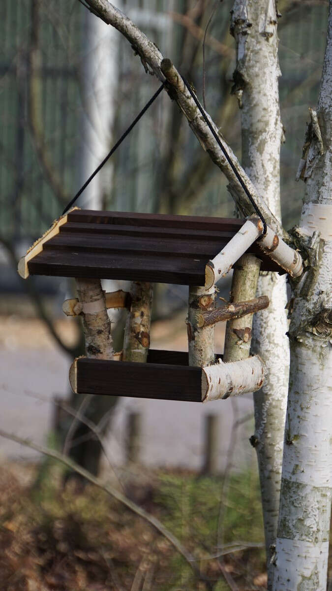 PATKAR Vogelhaus mit Holzdach